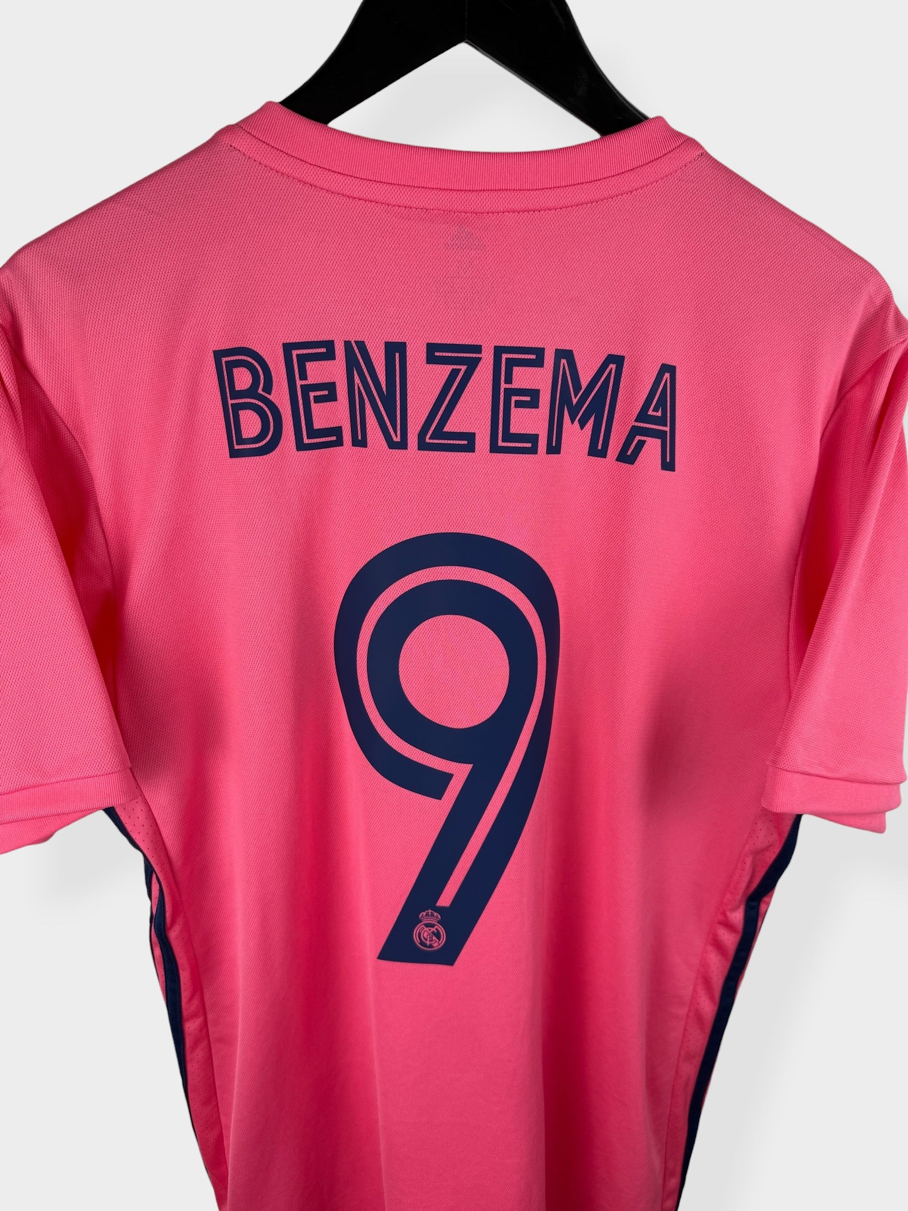 2020-21 REAL MADRID AWAY SHIRT BENZEMA #9 M