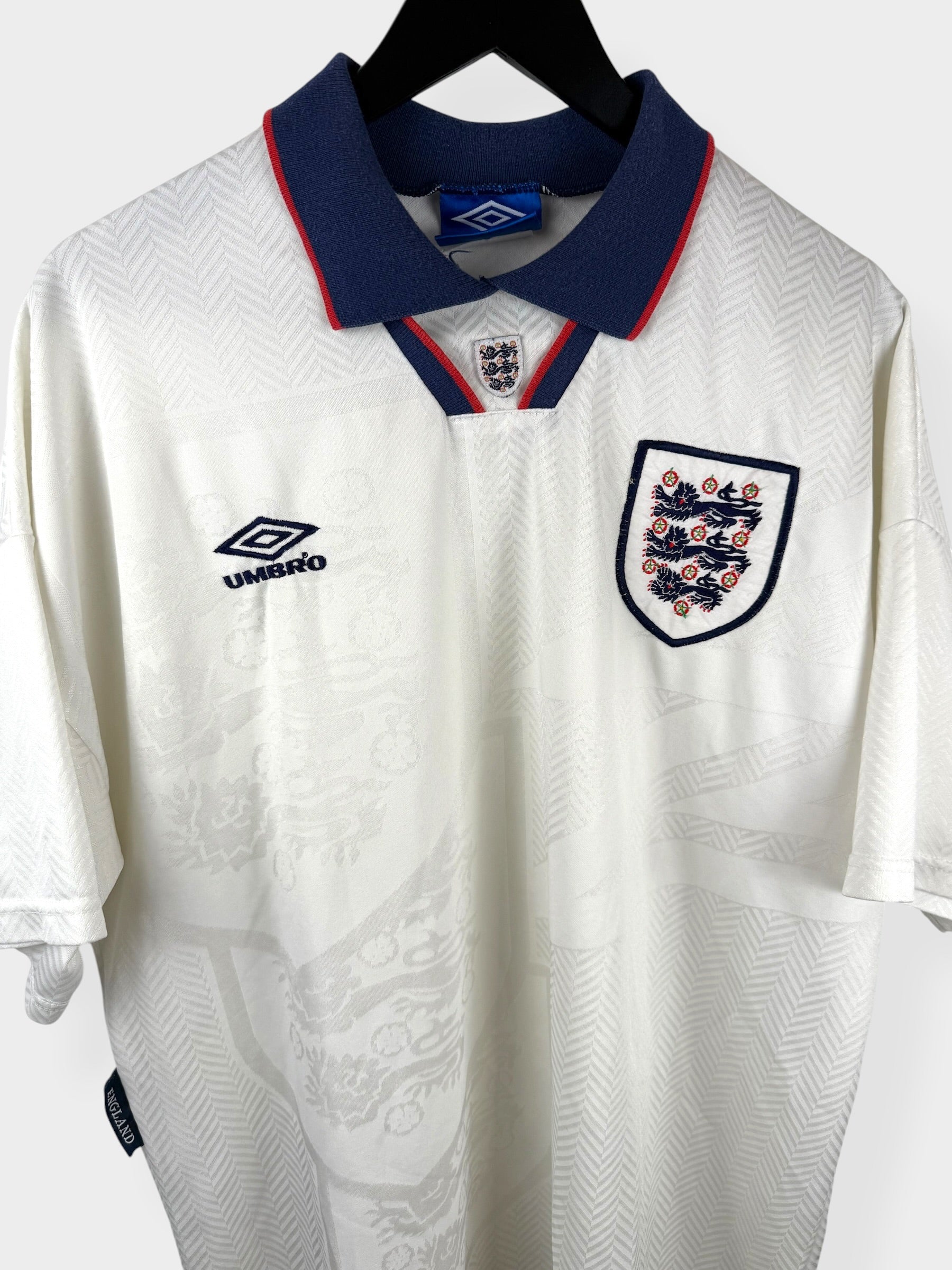 MAILLOT DOMICILE ANGLETERRE 1993-94 XL