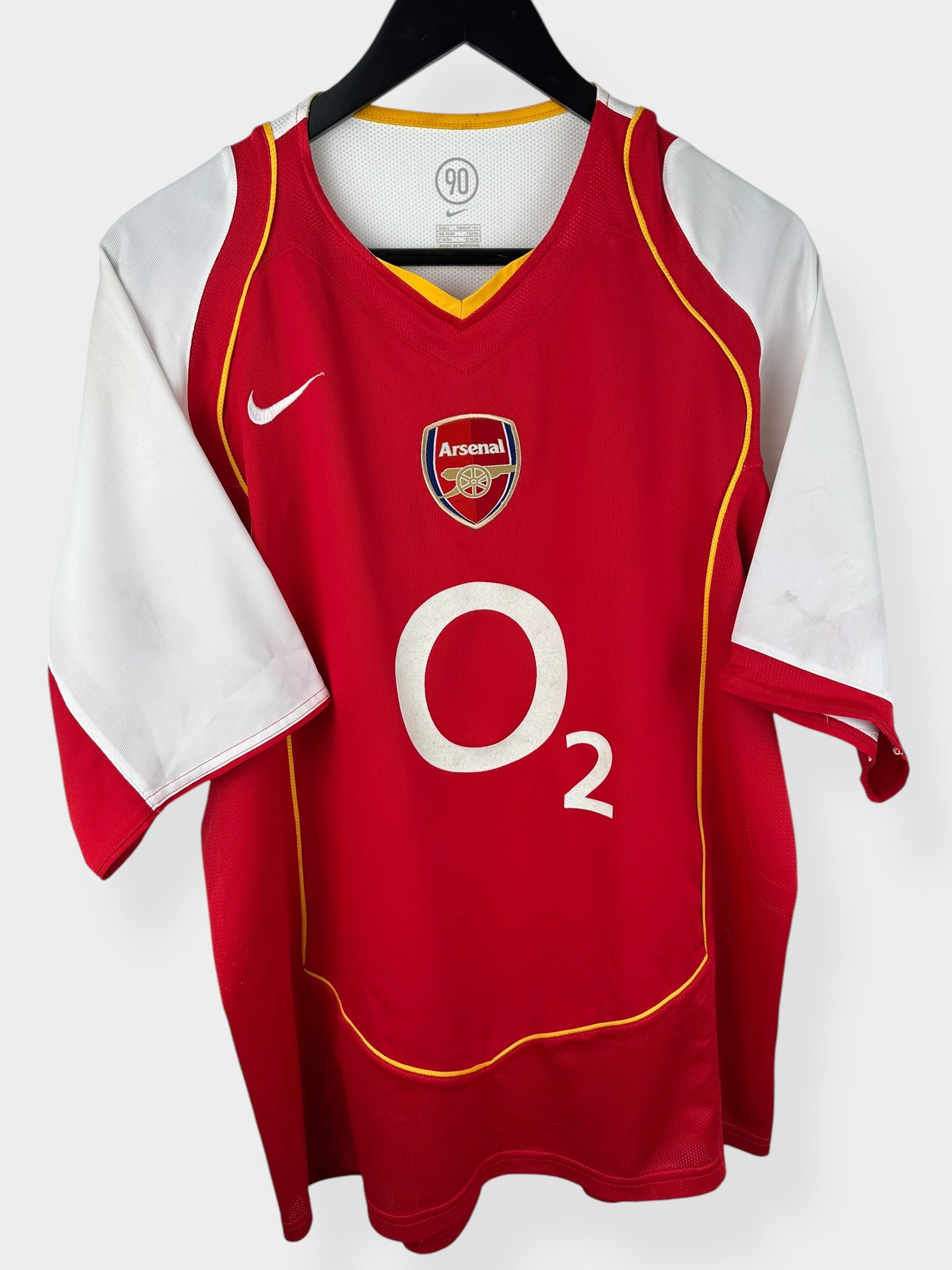 2004-05 ARSENAL HOME SHIRT L