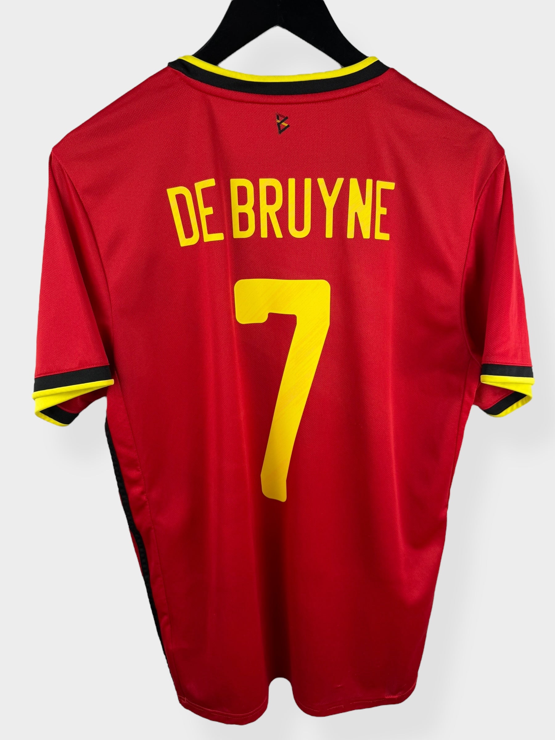 2020-21 BELGIUM HOME SHIRT DE BRUYNE #7 M - Authentic Football Club