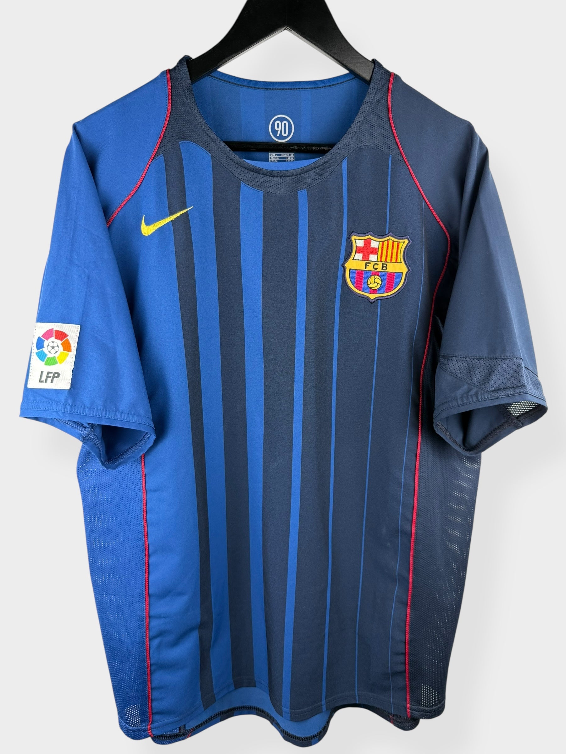 2004-05 BARCELONA AWAY SHIRT MESSI #30 L