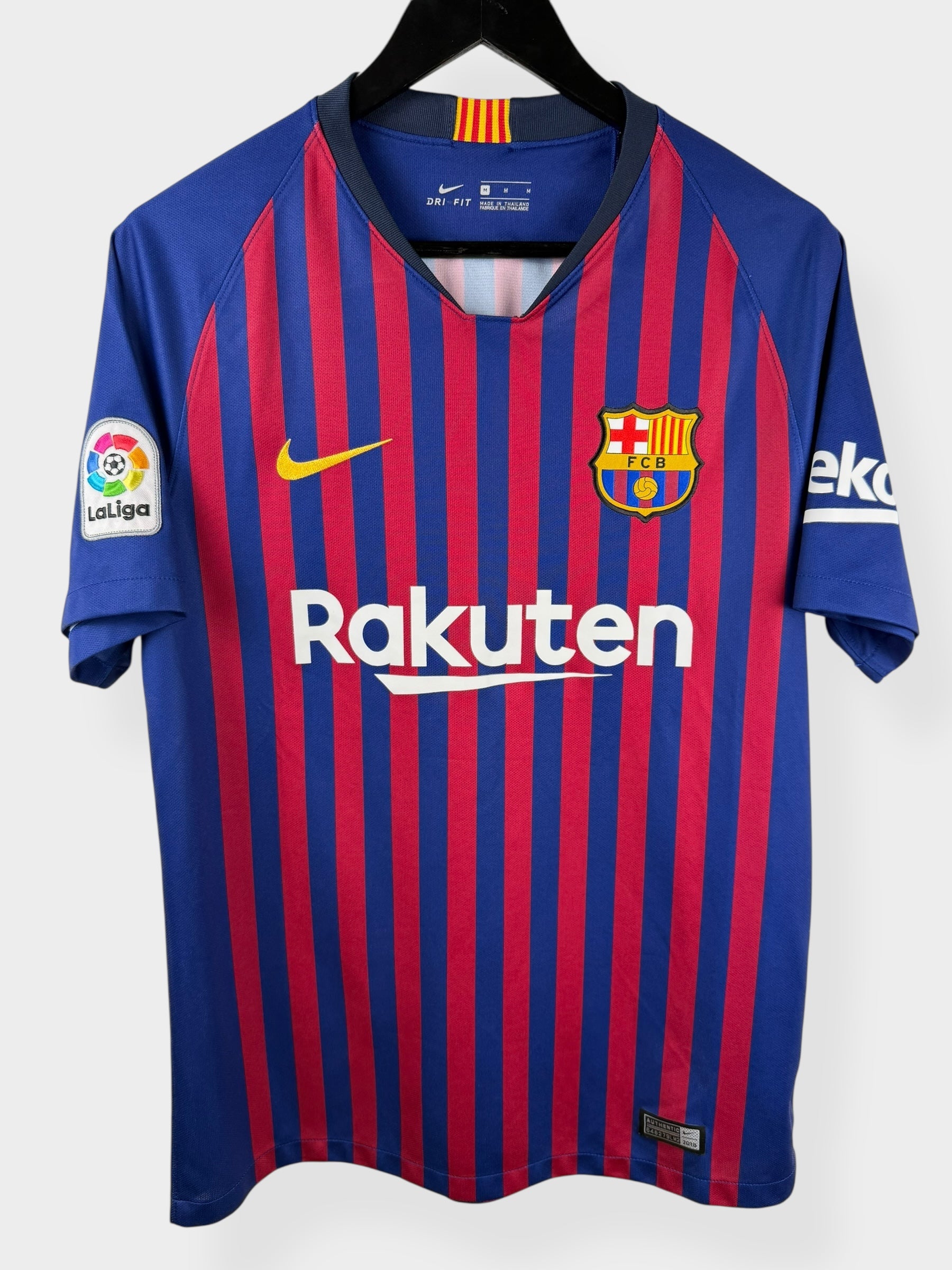 2018-19 BARCELONA THUISSHIRT PIQUÉ #3 M