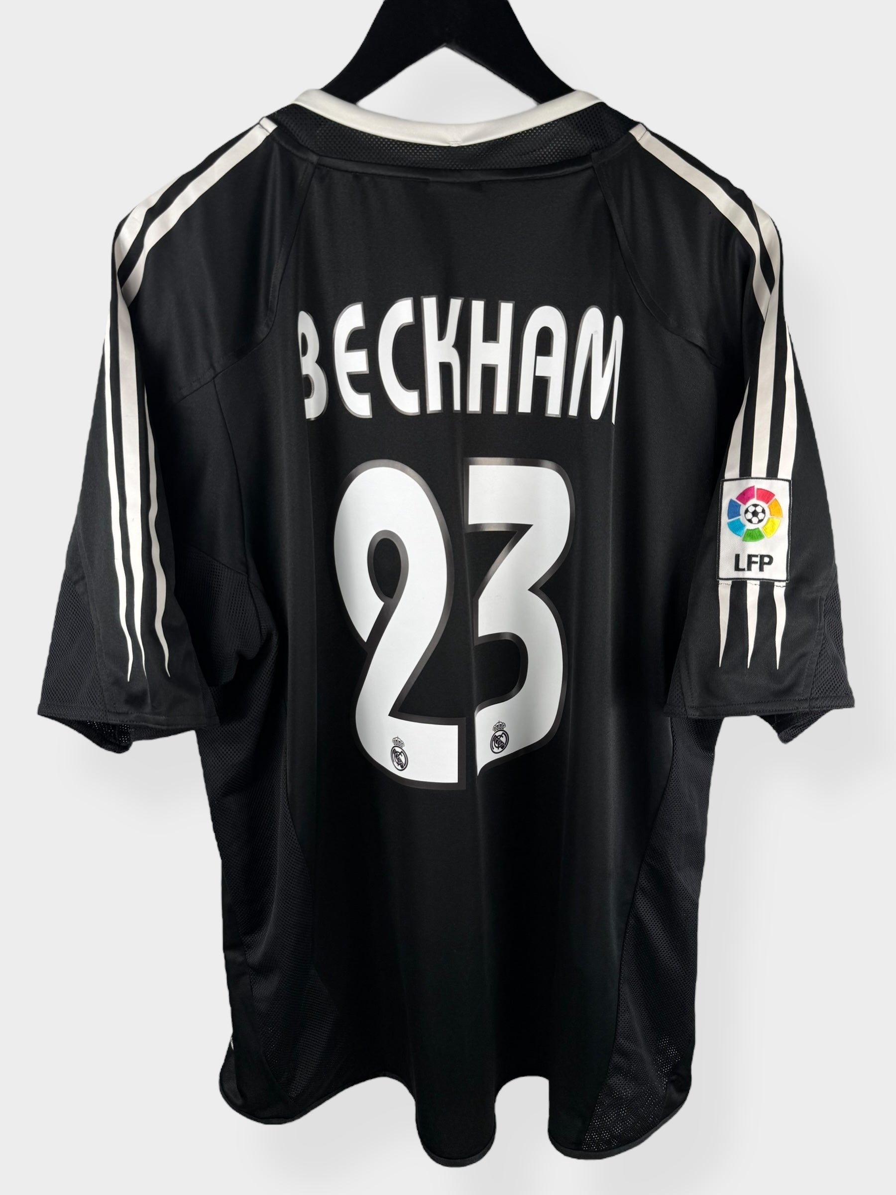 2004-05 REAL MADRID AWAY SHIRT BECKHAM #23 XL