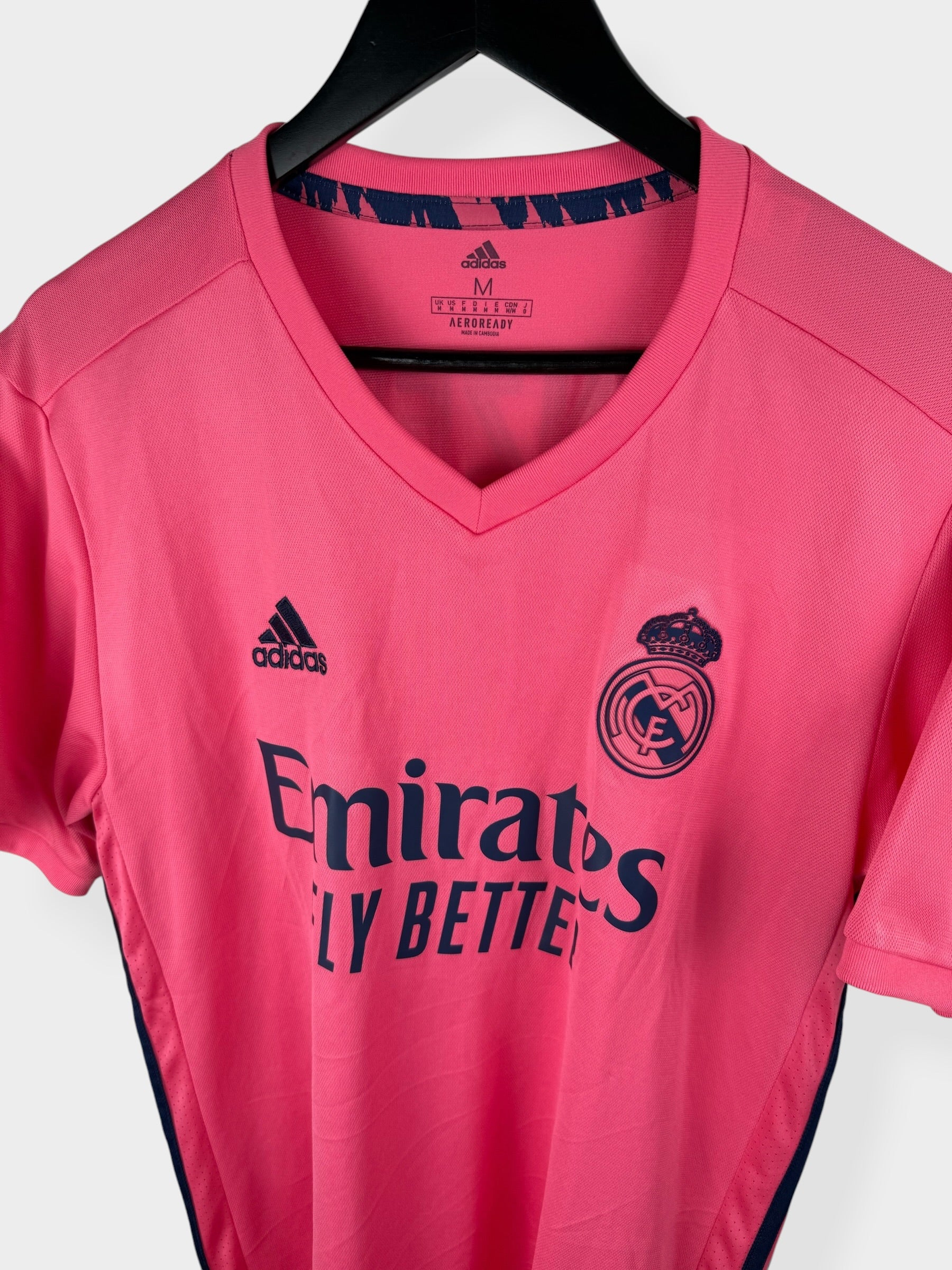 2020-21 REAL MADRID AWAY SHIRT BENZEMA #9 M