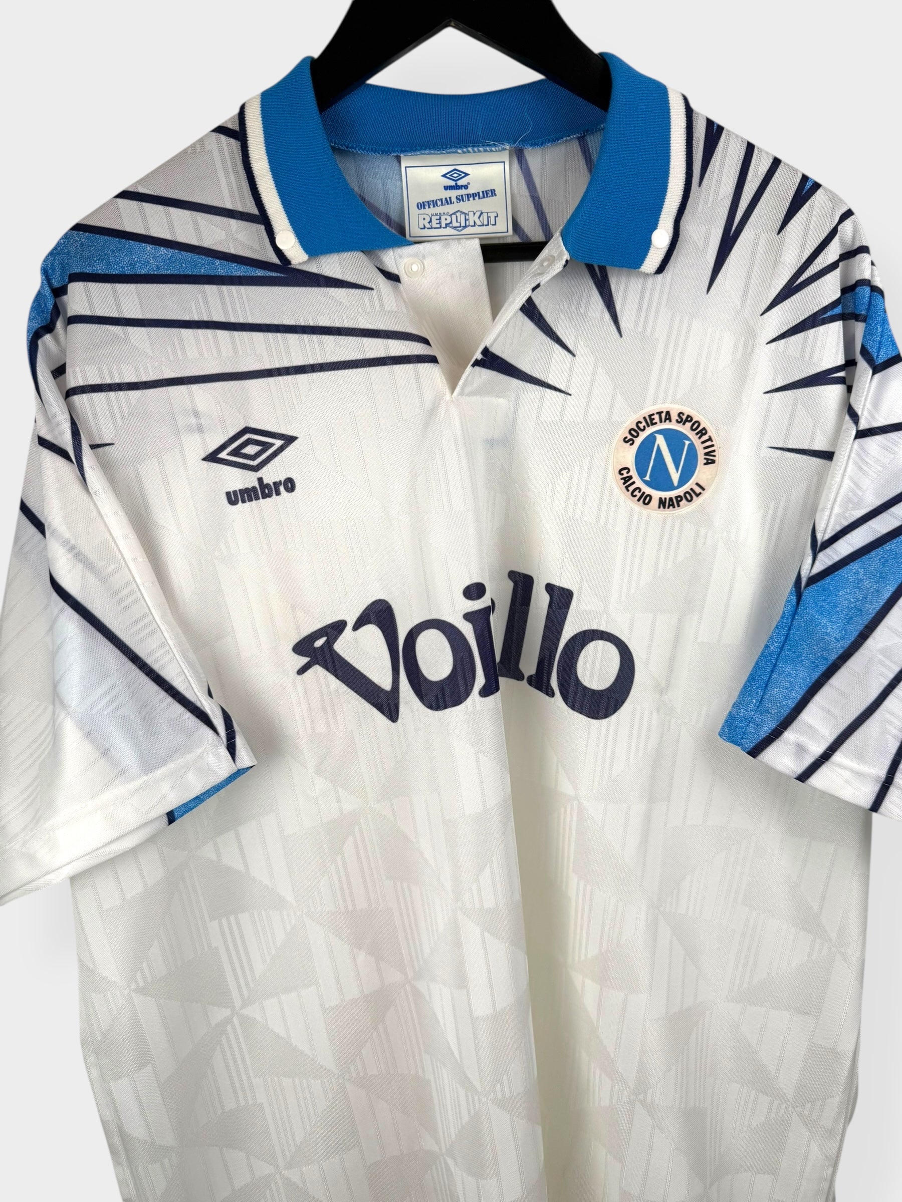 1991-93 NAPOLI AWAY SHIRT L