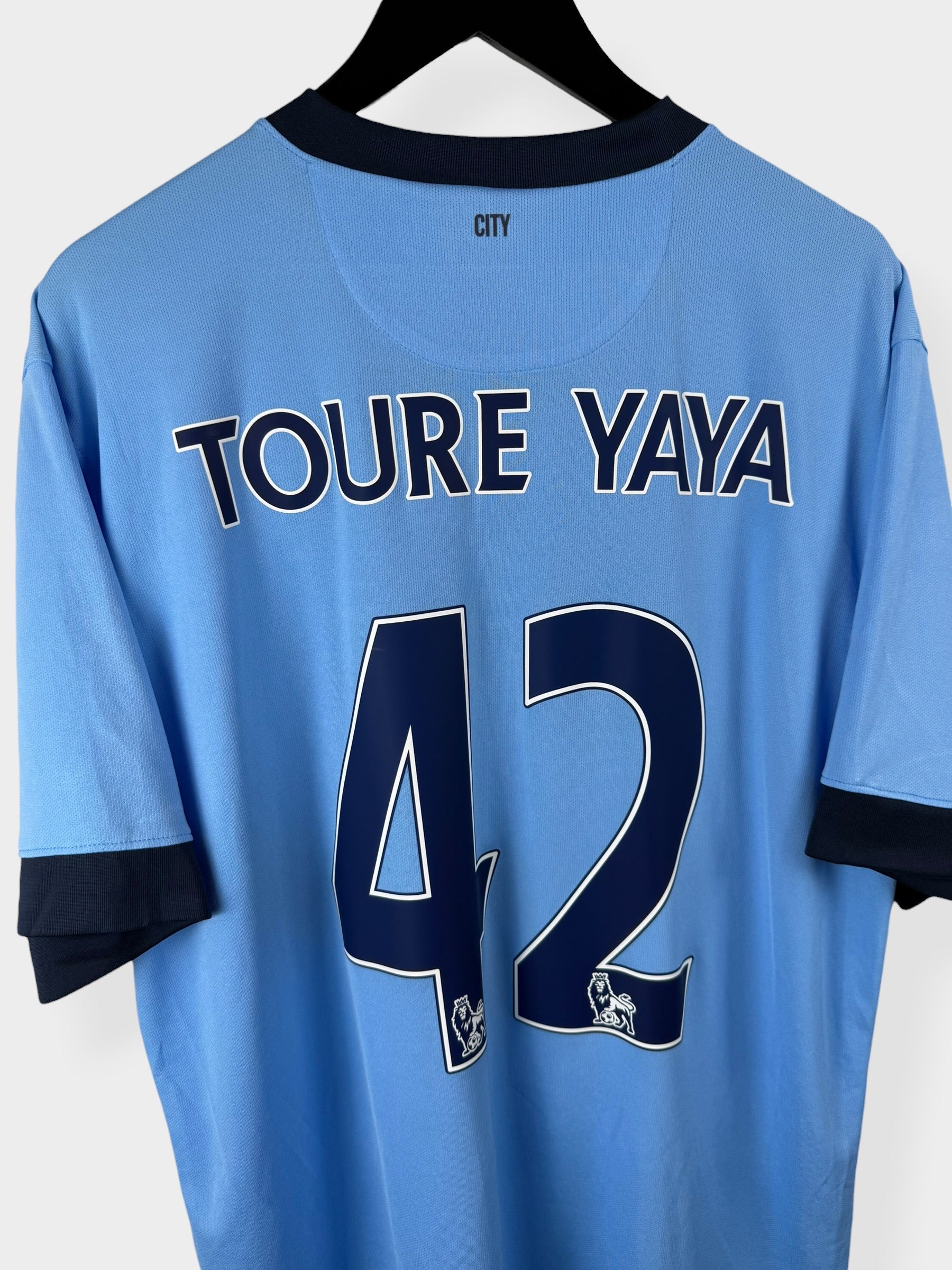 2014-15 MANCHESTER CITY HOME SHIRT YAYA TOURE #42 XL