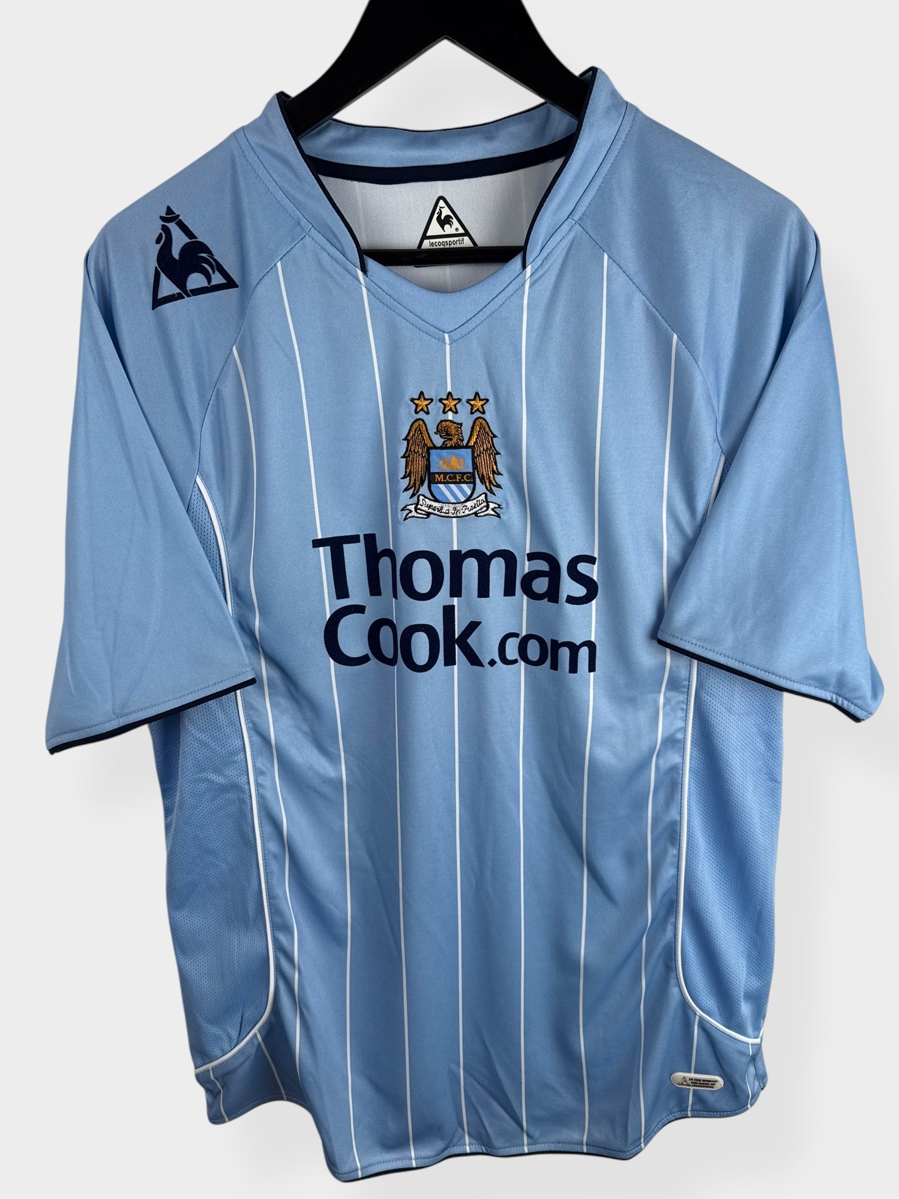 2007-08 MANCHESTER CITY HOME SHIRT ROBINHO #10 L