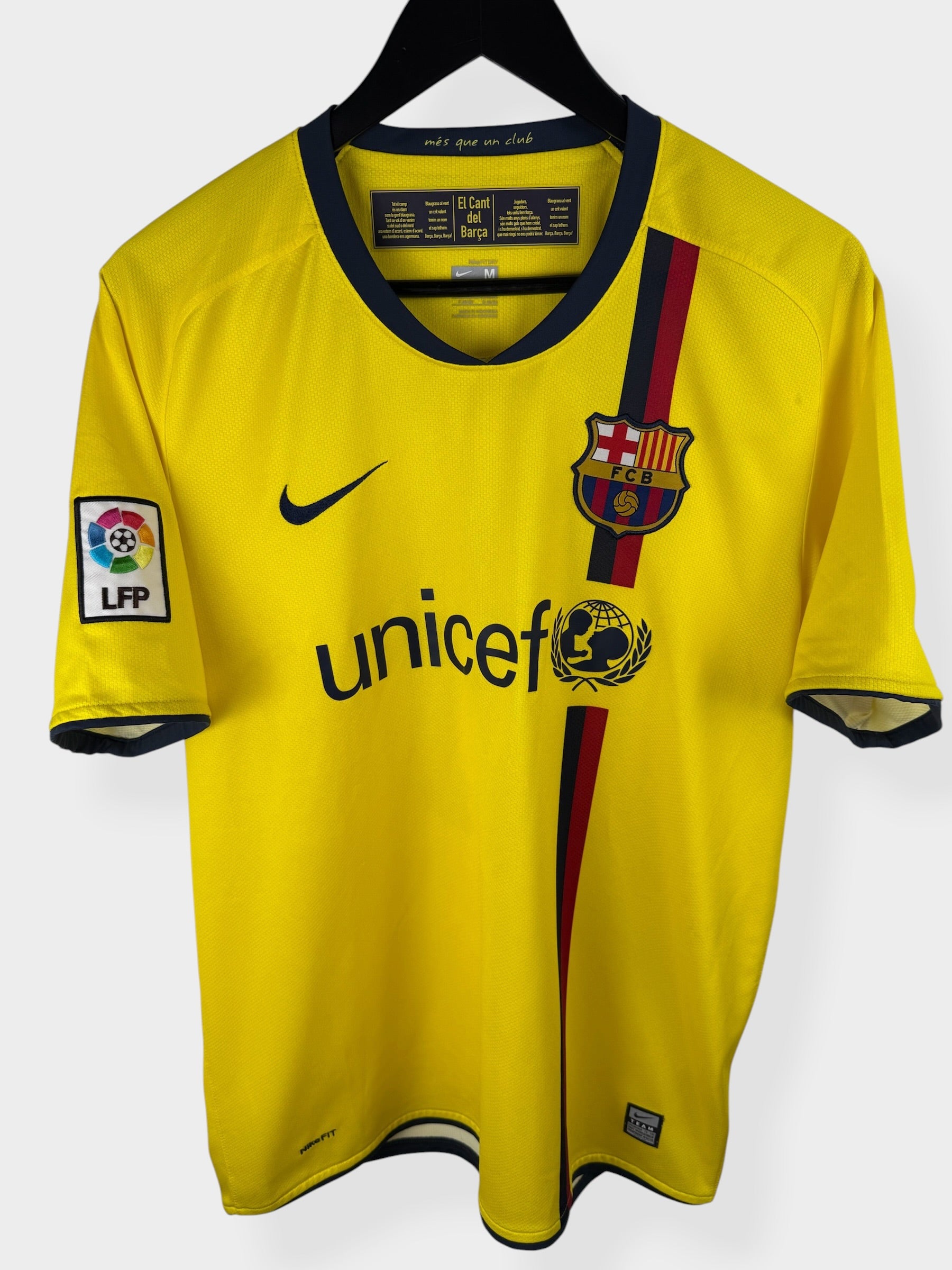 2008-10 BARCELONA AWAY SHIRT IBRAHIMOVIC #9 M