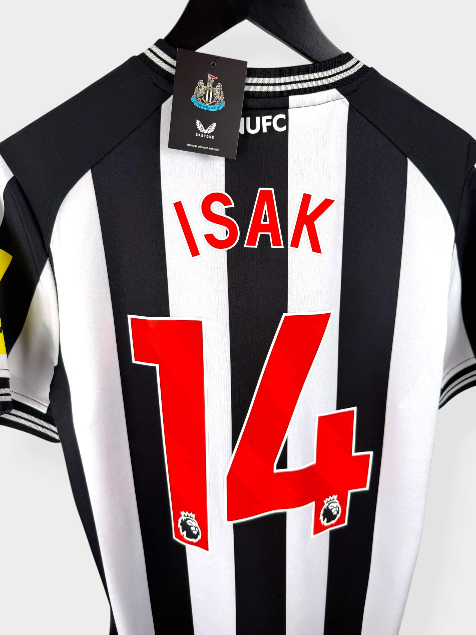 2023-24 NEWCASTLE UNITED HOME SHIRT ISAK #14 S - TM3736Z