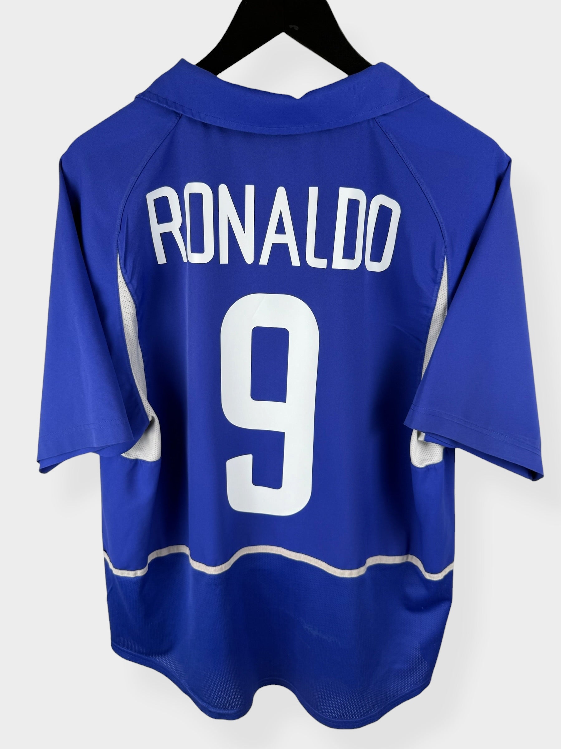 2002-04 Brasilien AUSWÄRTSTRIKOT Ronaldo #9 L
