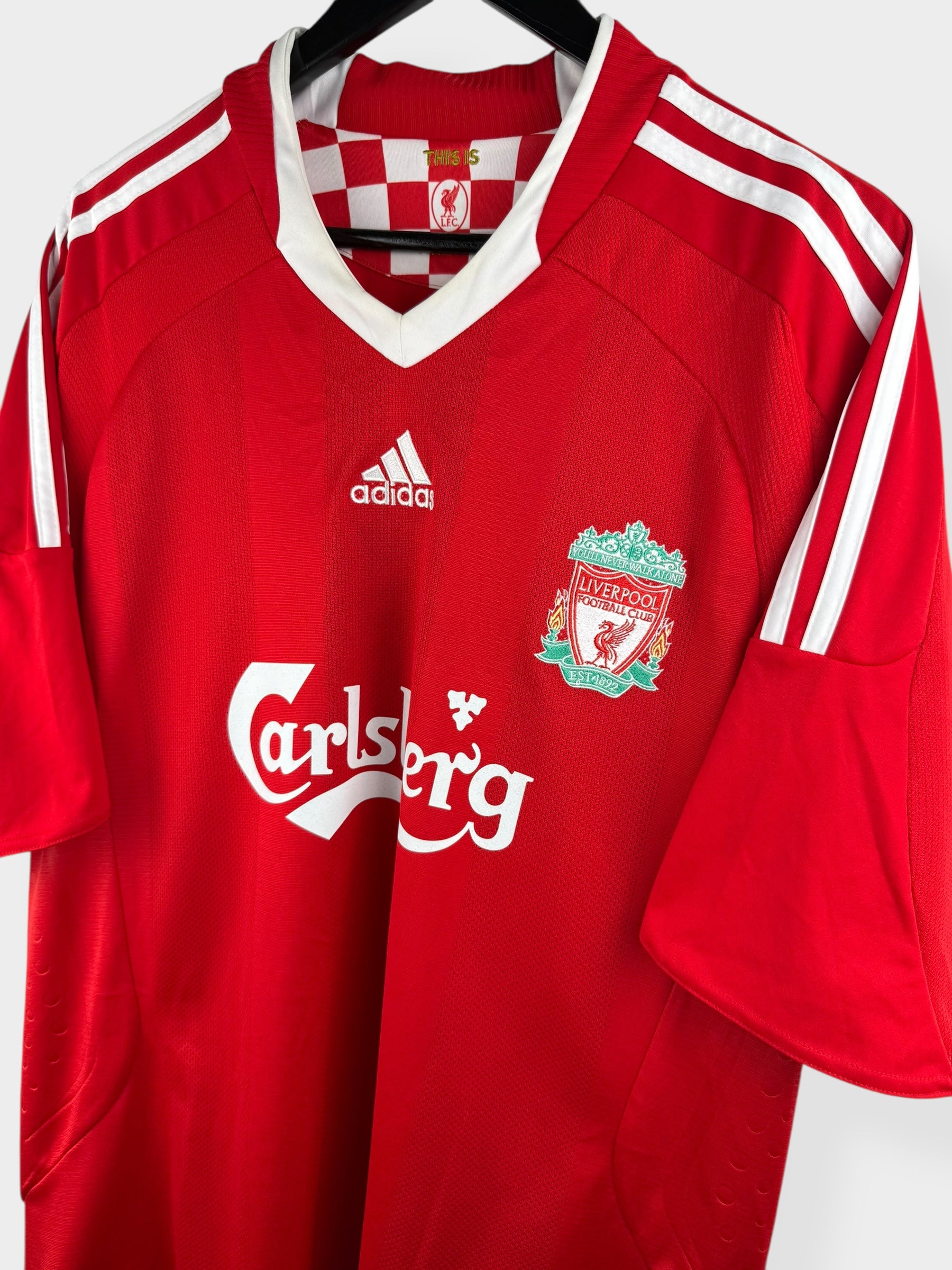 2008-10 LIVERPOOL HOME SHIRT XL