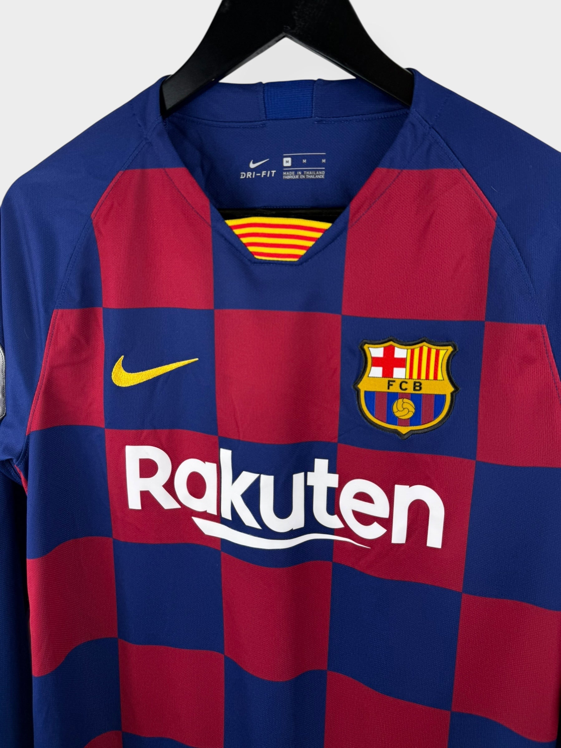 2019-20 BARCELONA HOME SHIRT LS MESSI #10 M