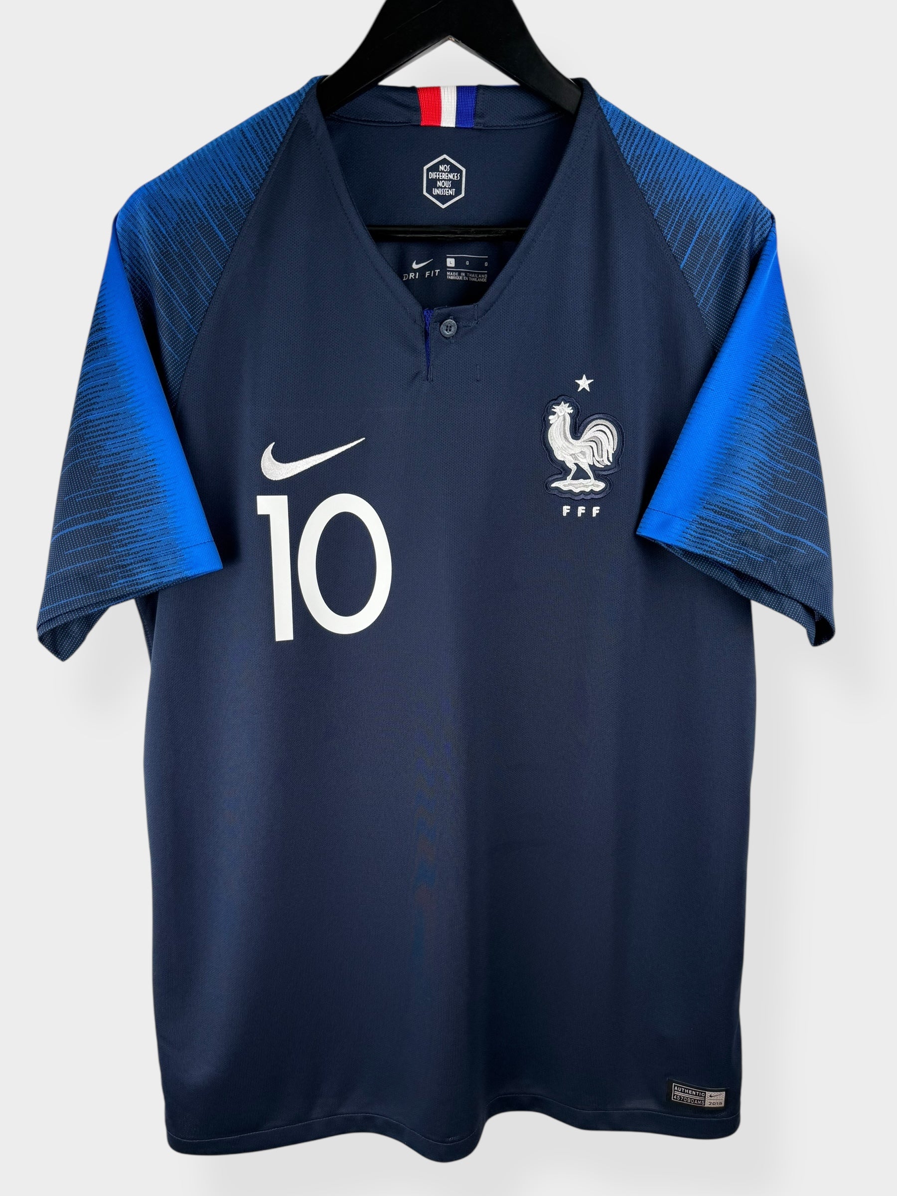 2018-19 FRANCE HOME SHIRT MBAPPE #10 L