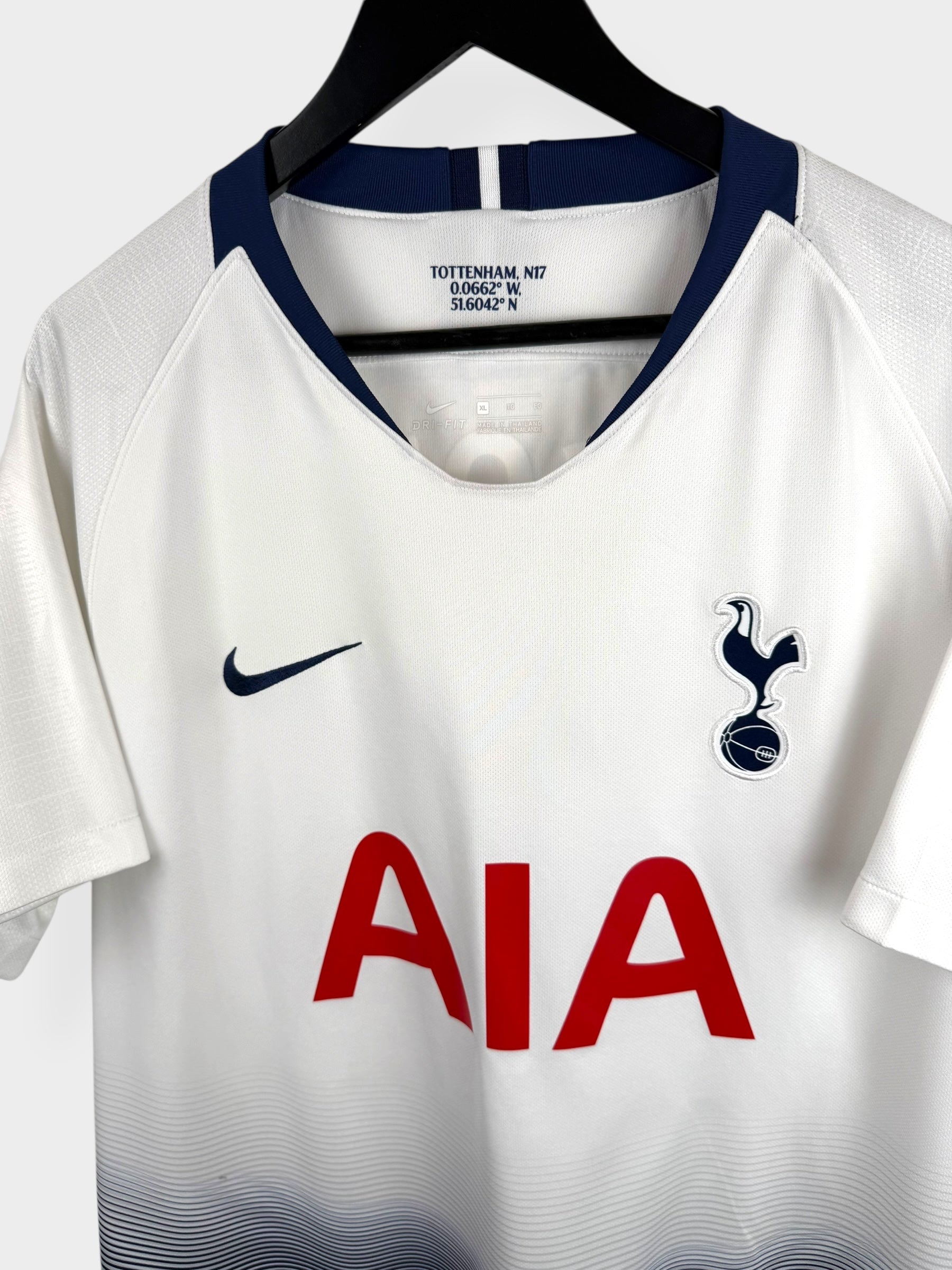 2018-19 TOTTENHAM HOTSPUR HOME SHIRT SON #7 XL - Authentic Football Club