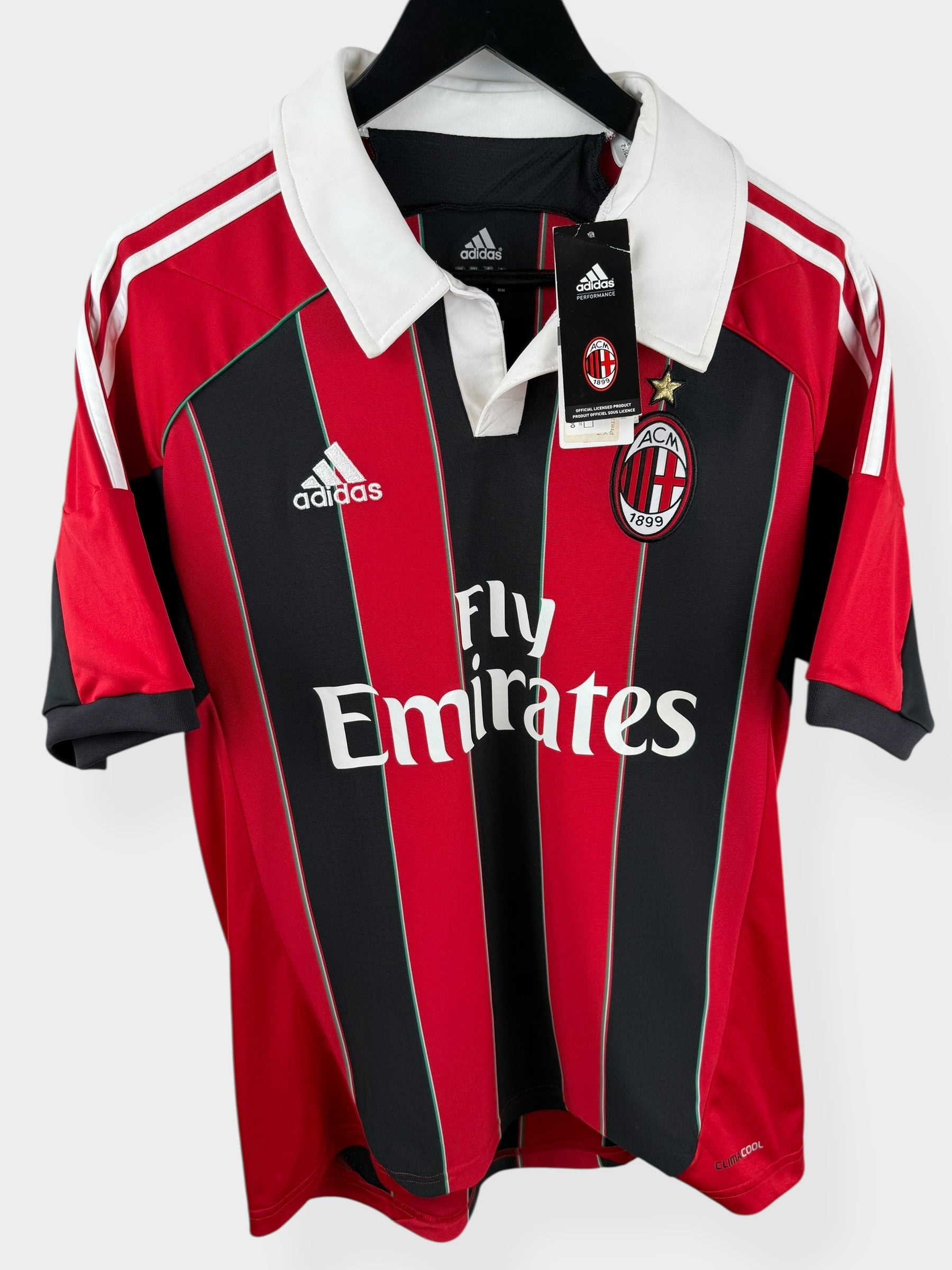 2012-13 AC MILAN HOME SHIRT BALOTELLI #45 M - Authentic Football Club