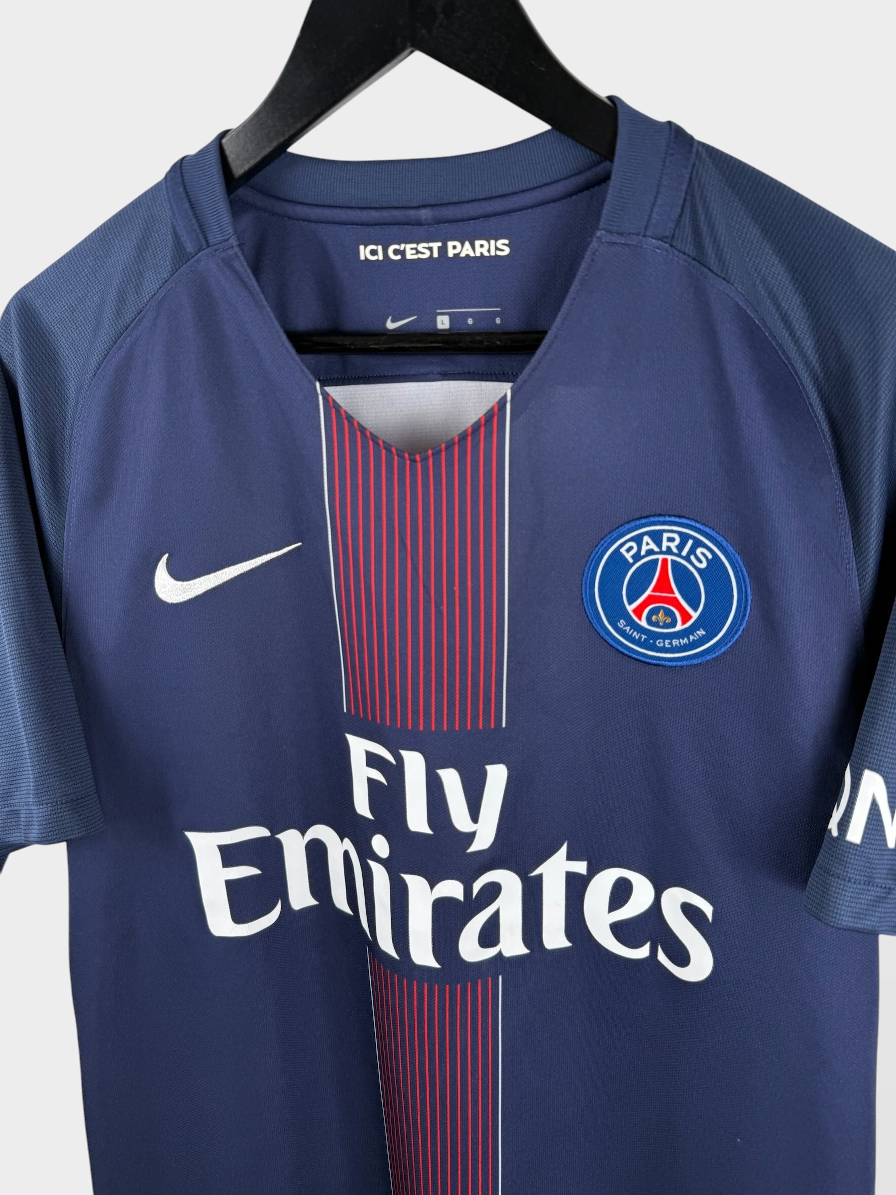 2016-17 PARIS SAINT-GERMAIN HOME SHIRT IBRAHIMOVIC #10 L