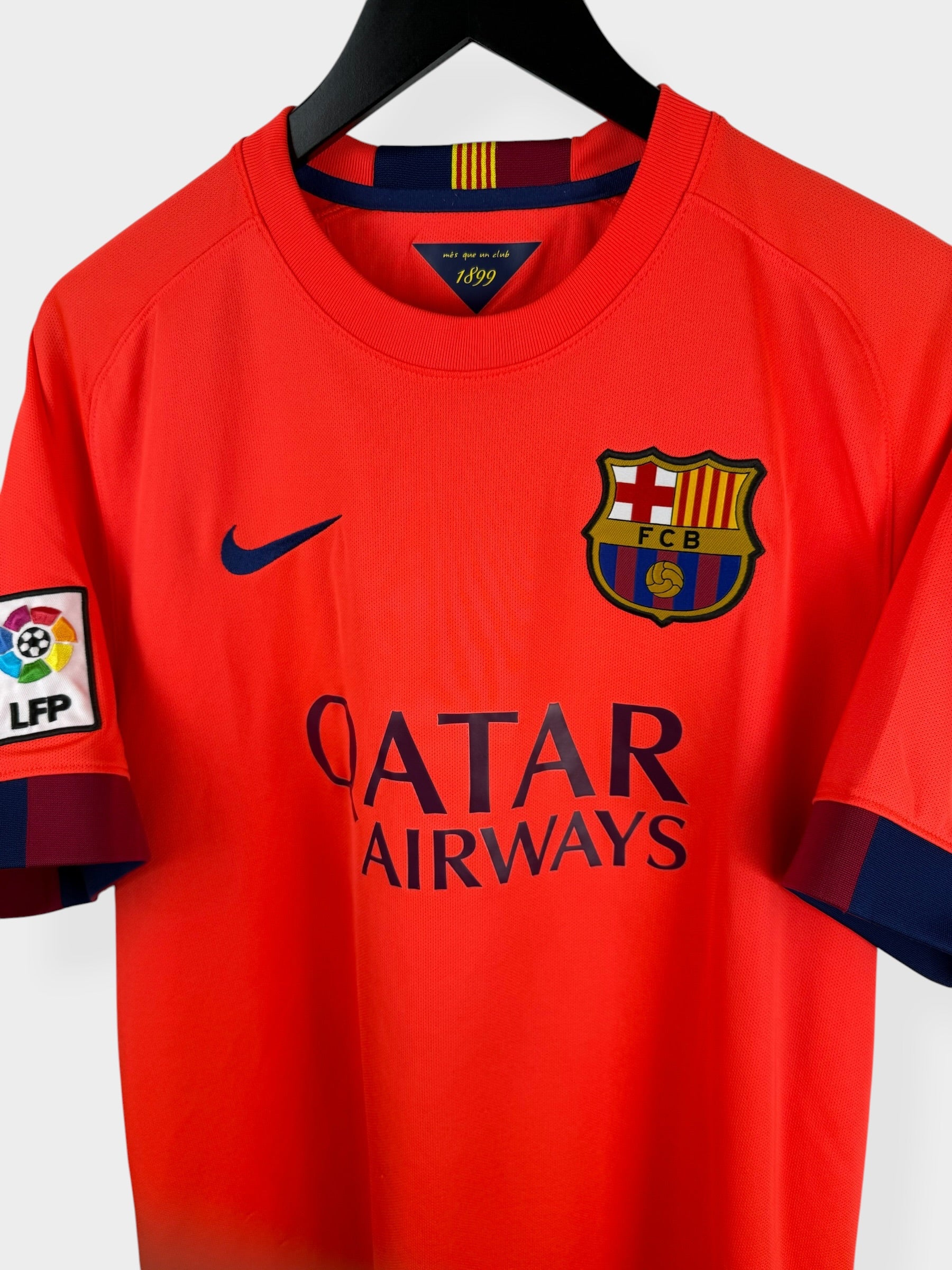 2014-15 BARCELONA AWAY SHIRT SUAREZ #9 L
