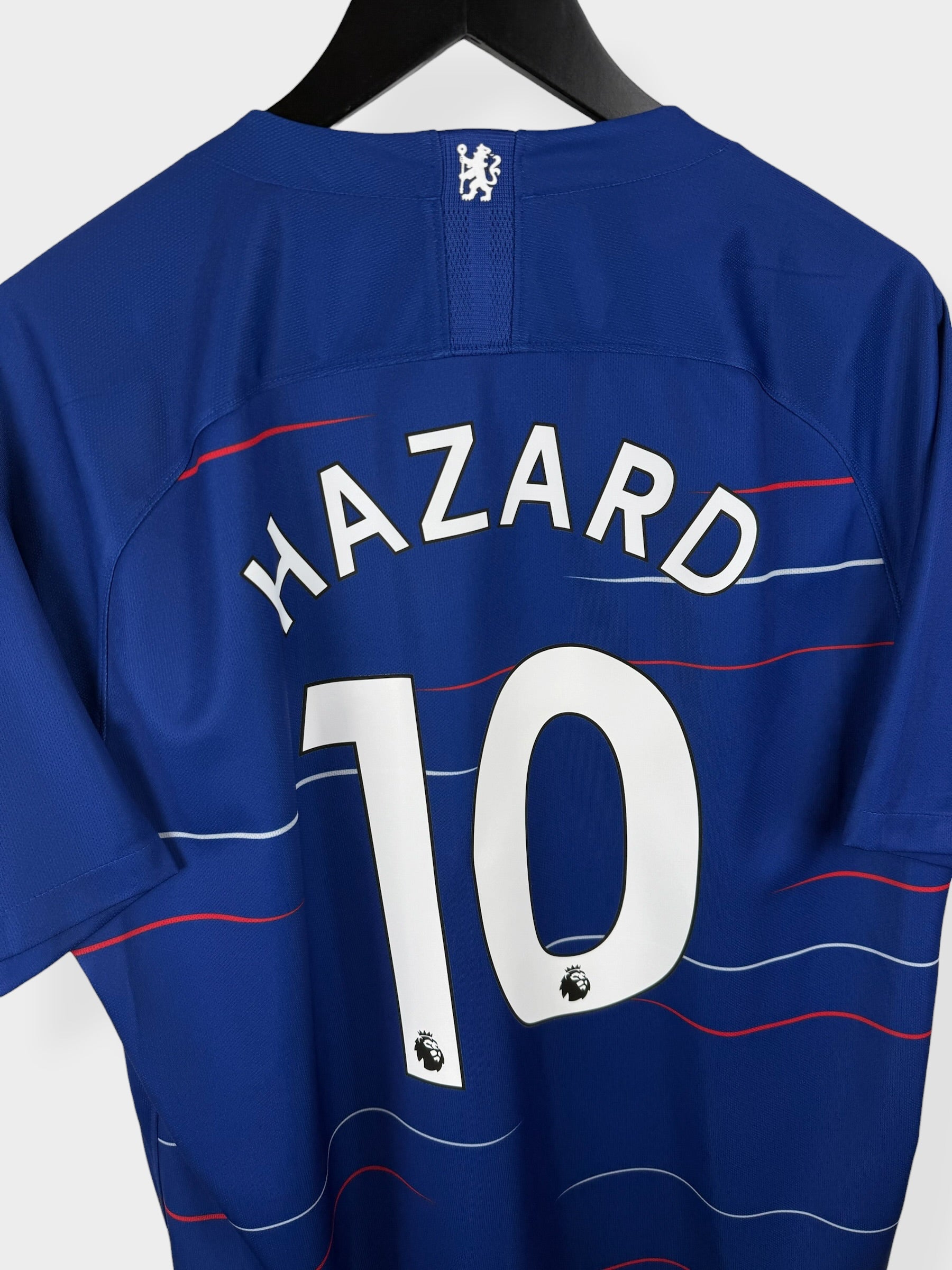 MAILLOT DOMICILE CHELSEA 2018-19 HAZARD #10 XL