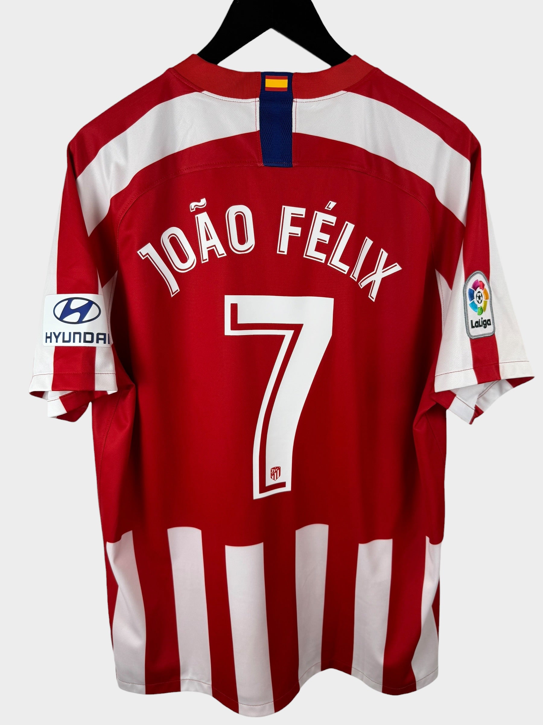 2019-20 ATLETICO MADRID HOME SHIRT JOAO FELIX #7 XL