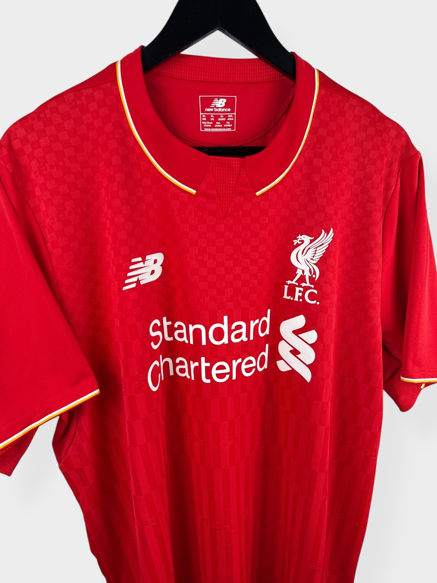 2015-16 LIVERPOOL HOME SHIRT XL - Authentic Football Club