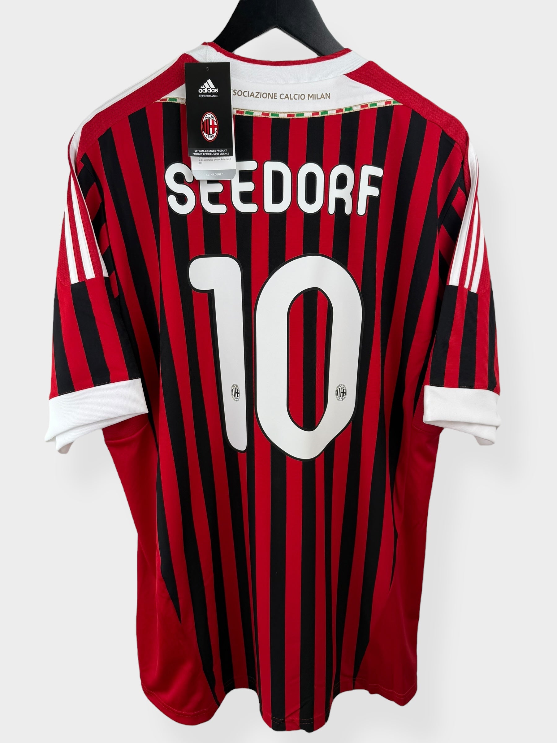 2011-12 AC MILAN HEIMTRIKOT SEEDORF #10 XL