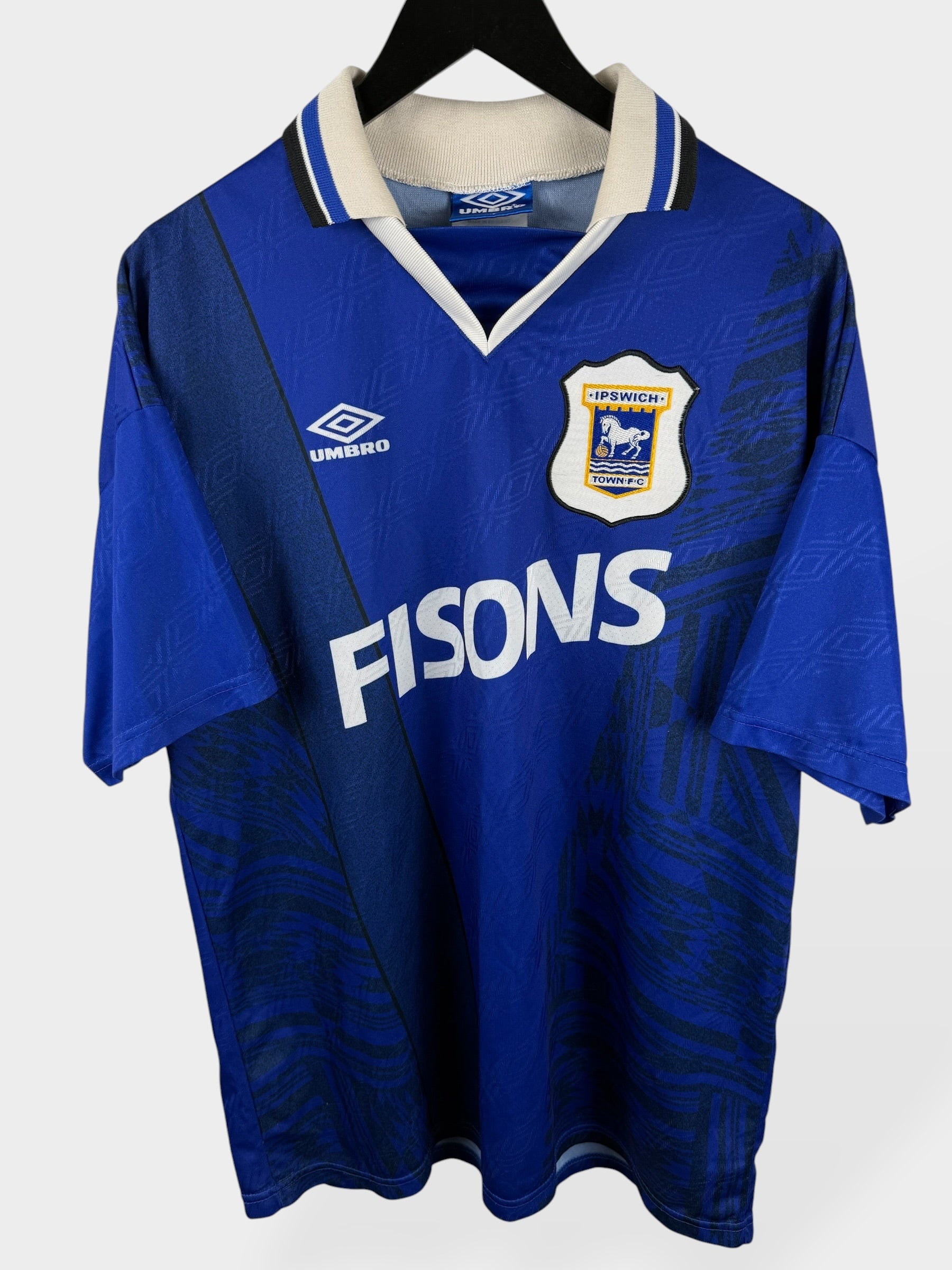 1994-95 IPSWICH TOWN HOME SHIRT #10 XL