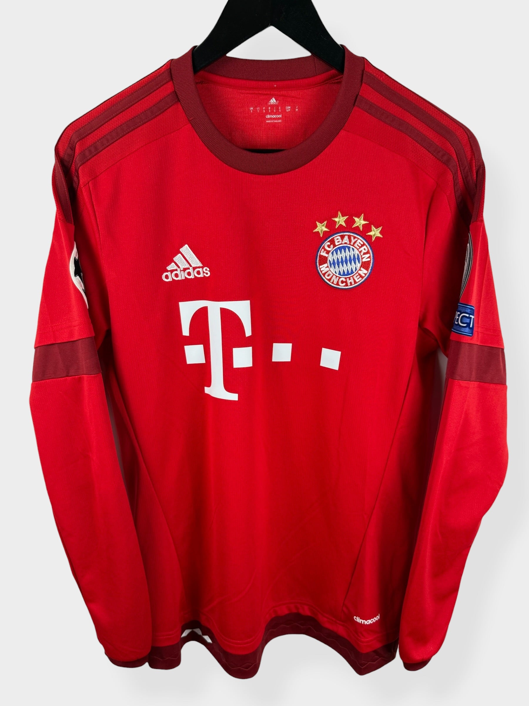2015-16 BAYERN MUNICH HOME SHIRT LS LEWANDOWSKI #9 S