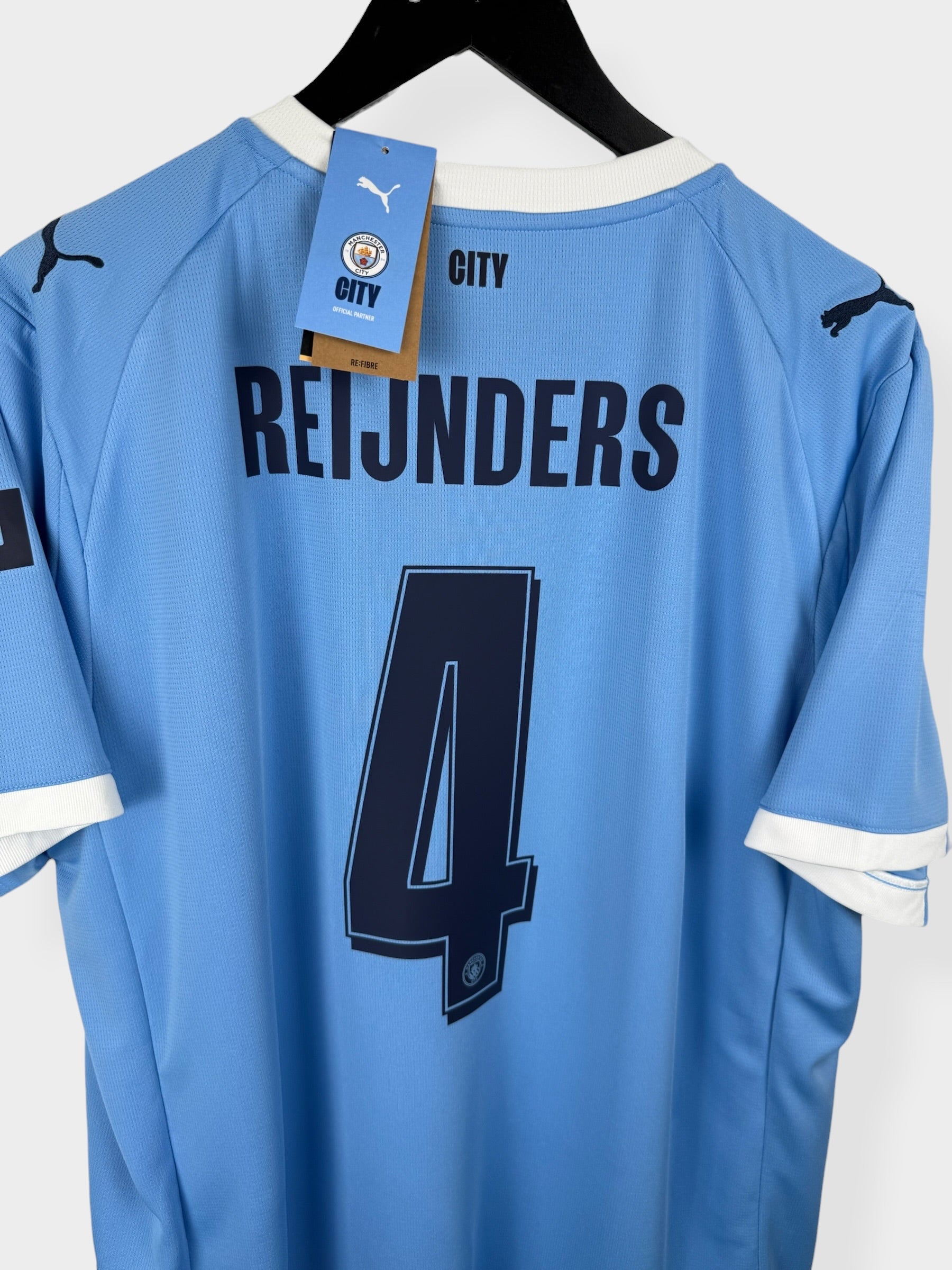 MAILLOT DOMICILE MANCHESTER CITY 2025-26 REIJNDERS #4 XL