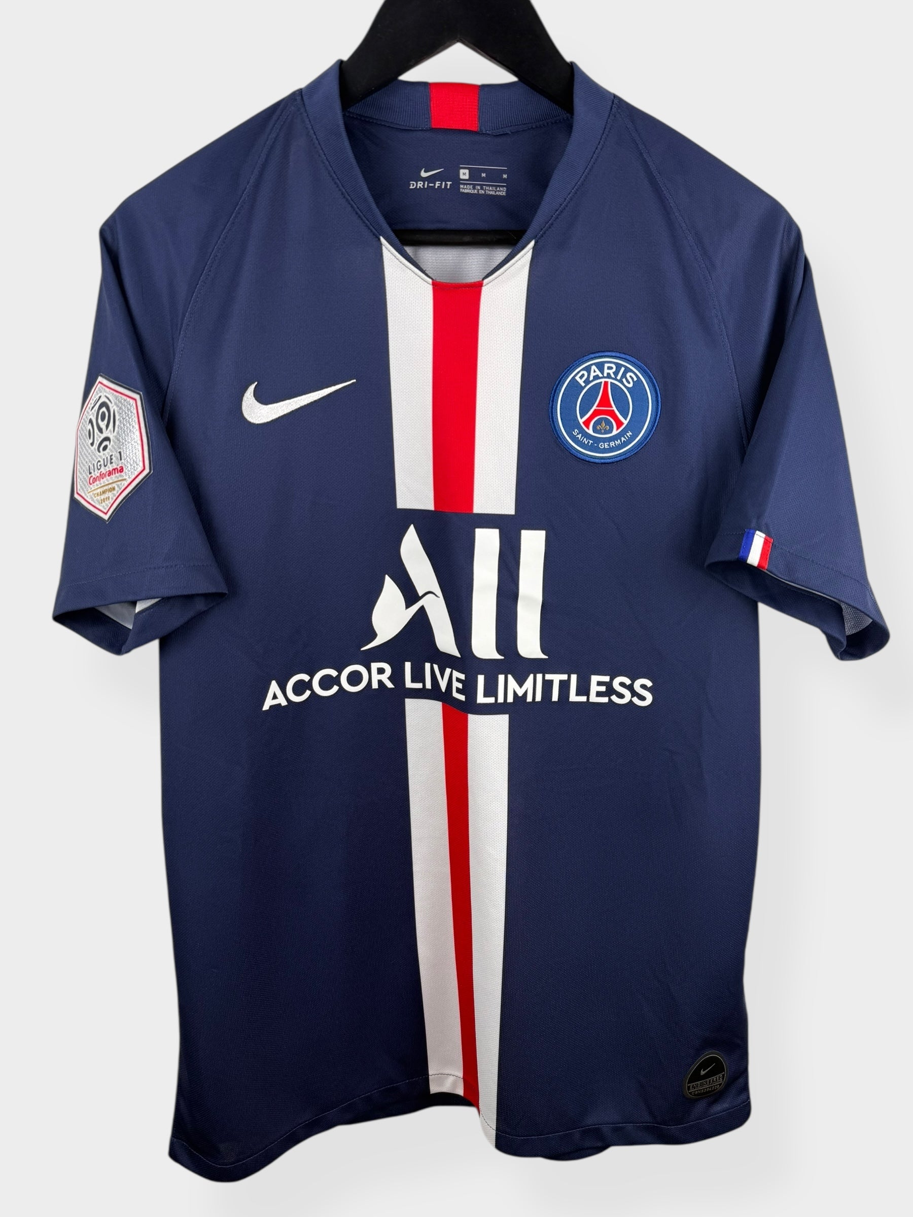 2019-20 PARIS SAINT-GERMAIN HOME SHIRT NEYMAR JR #10 M