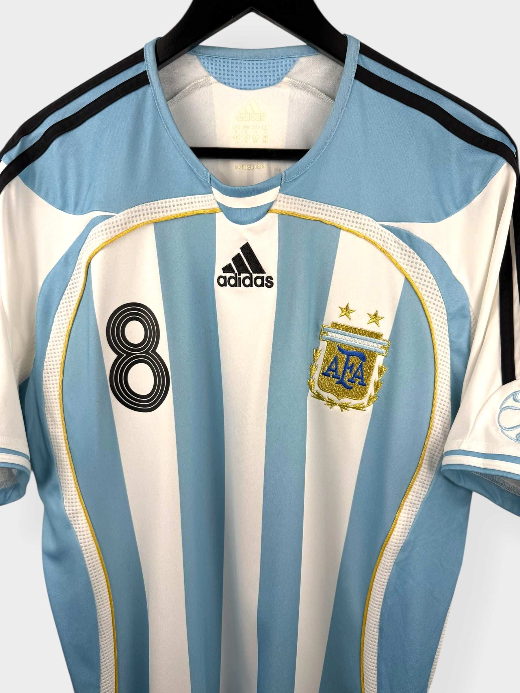 2006-07 ARGENTINA HOME SHIRT MASCHERANO #8 M