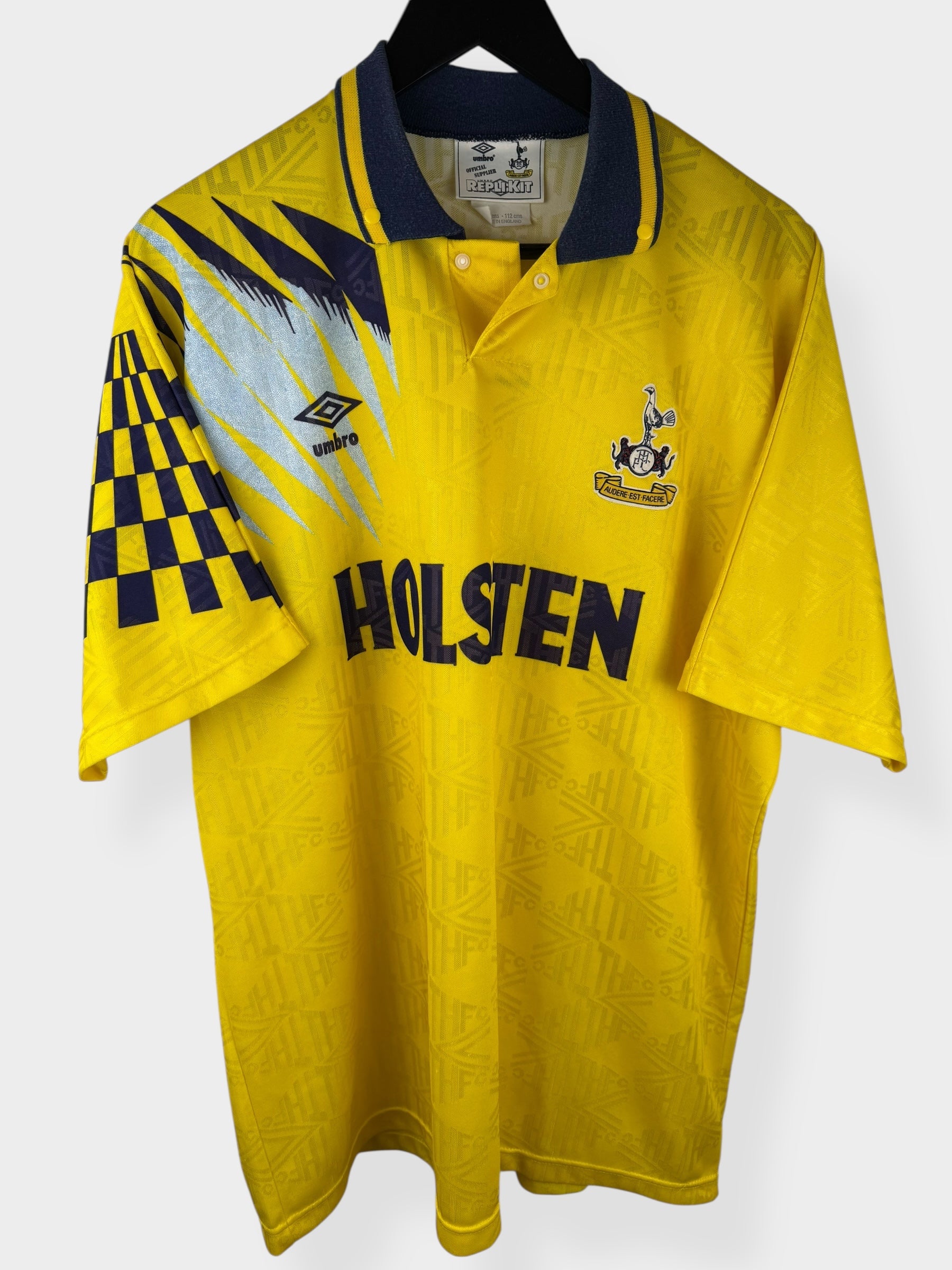 1991-95 TOTTENHAM HOTSPUR AWAY SHIRT XL