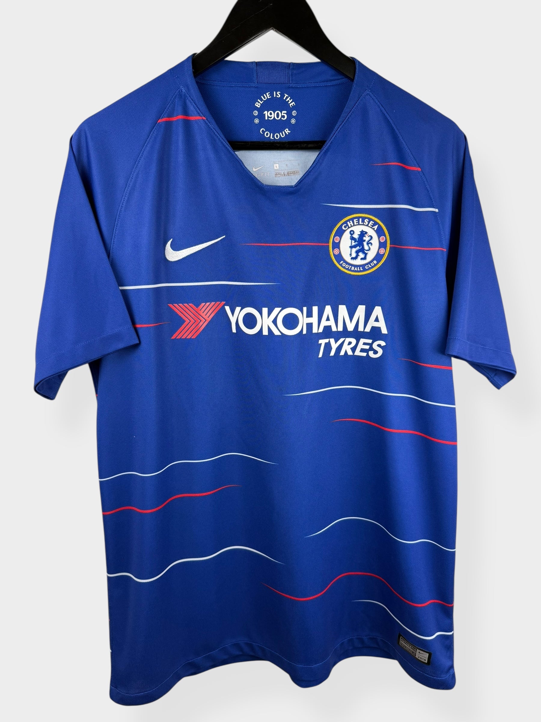 2018-19 CHELSEA HOME SHIRT KANTE #7 L