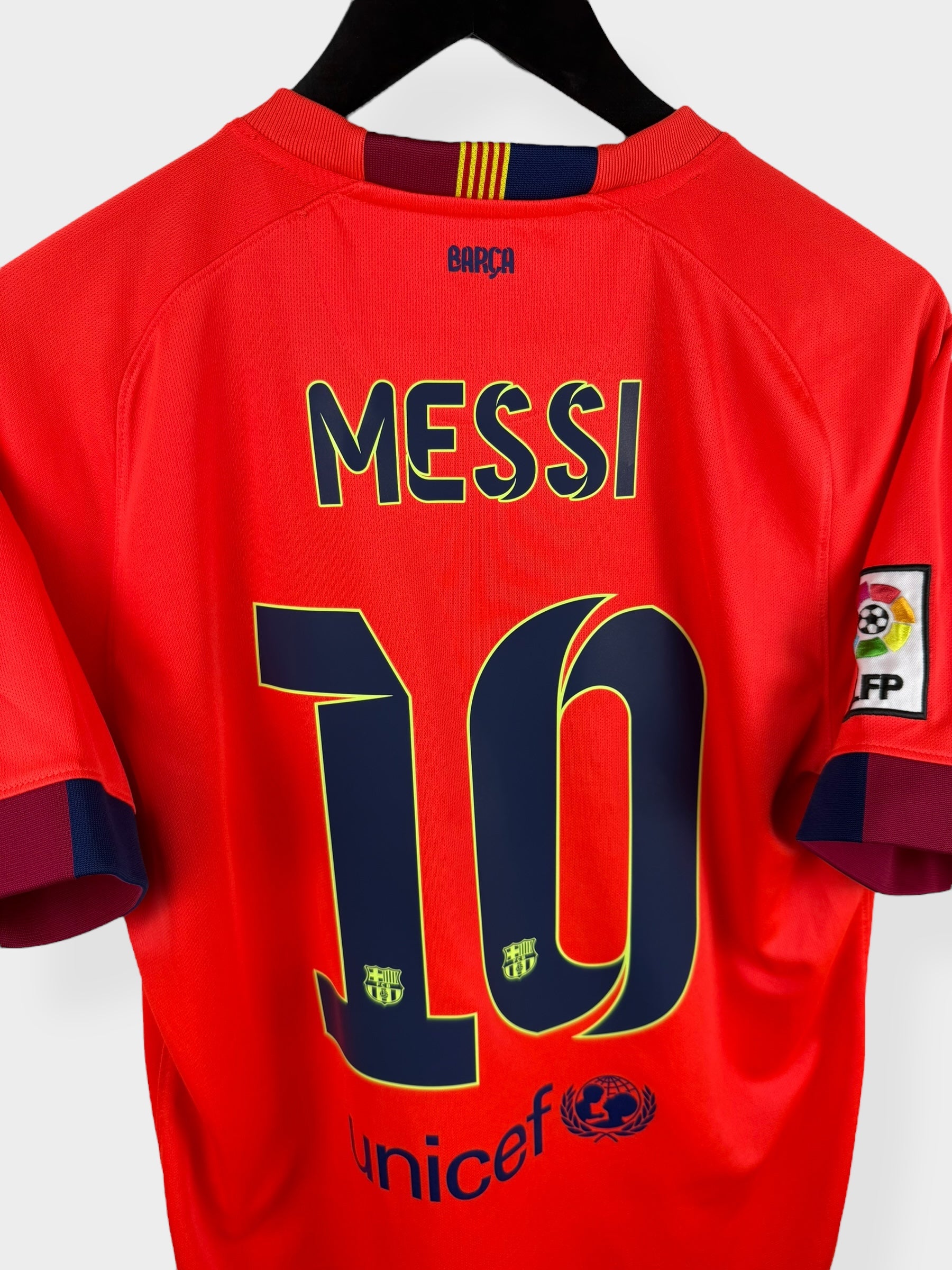 2014-15 BARCELONA AWAY SHIRT MESSI #10 M - Authentic Football Club
