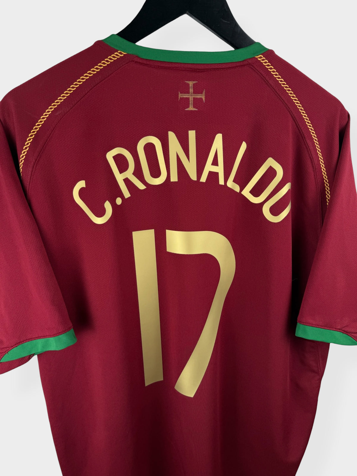 2006-08 PORTUGAL HOME SHIRT RONALDO #17 XL
