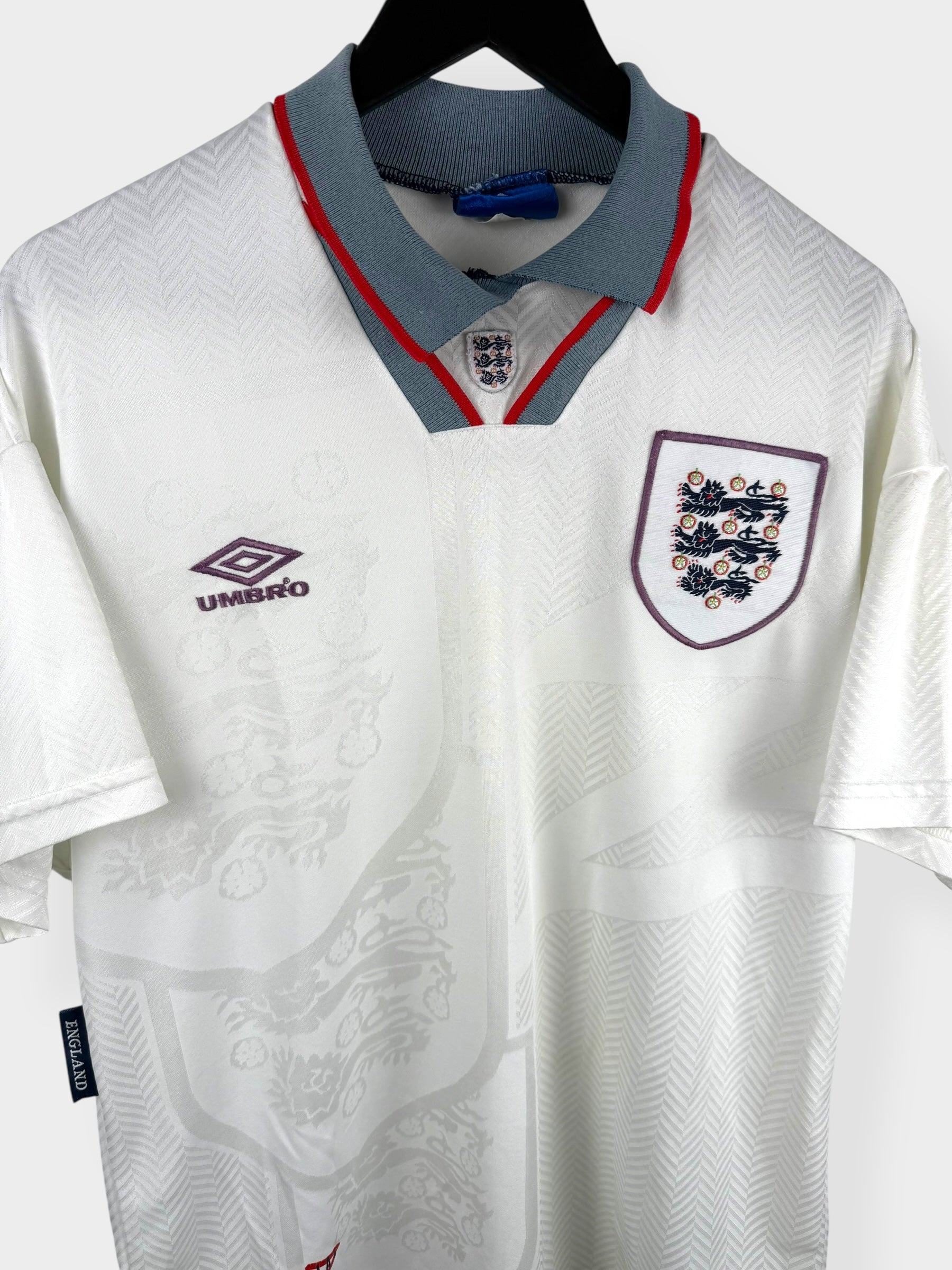 1993-94 ENGLAND HOME SHIRT M - Authentic Football Club