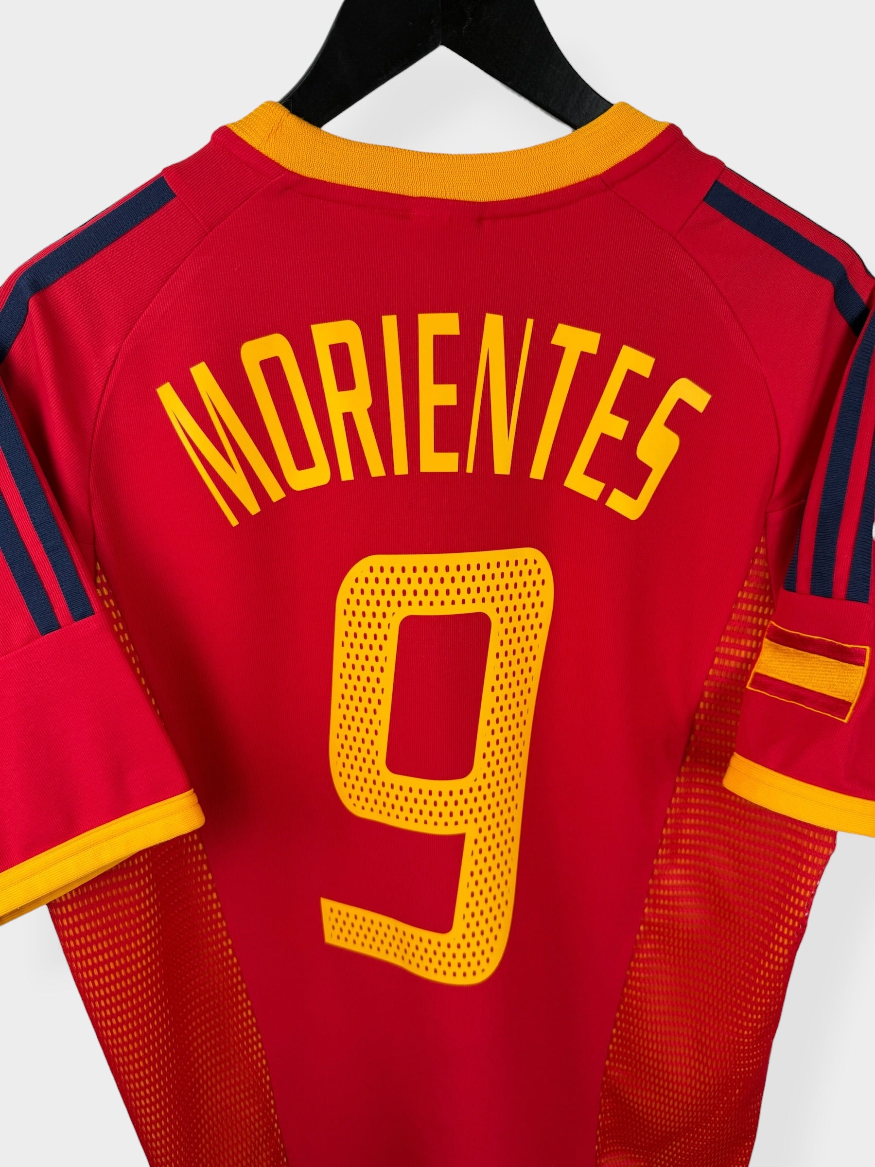 2002-04 SPAIN HOME SHIRT MORIENTES #9 M