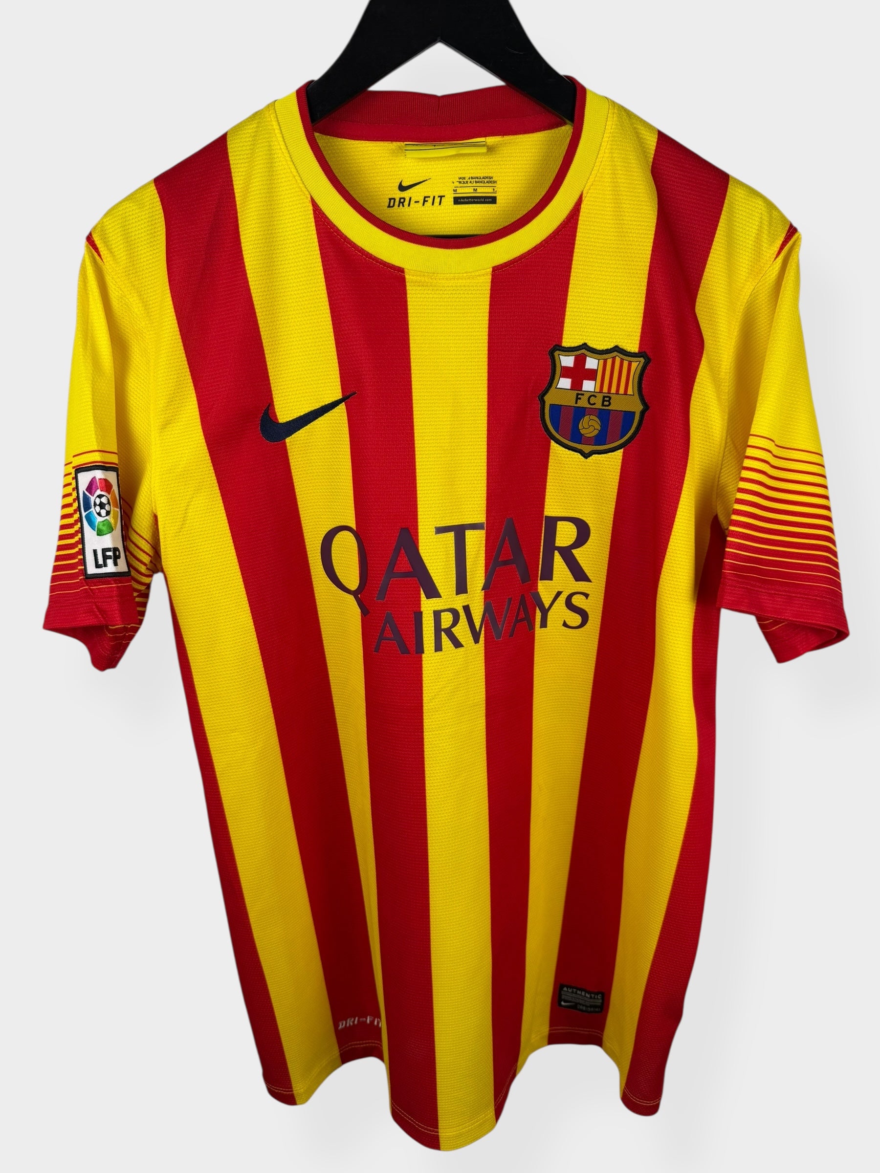 2013-14 BARCELONA AWAY SHIRT NEYMAR JR #11 M - Authentic Football Club