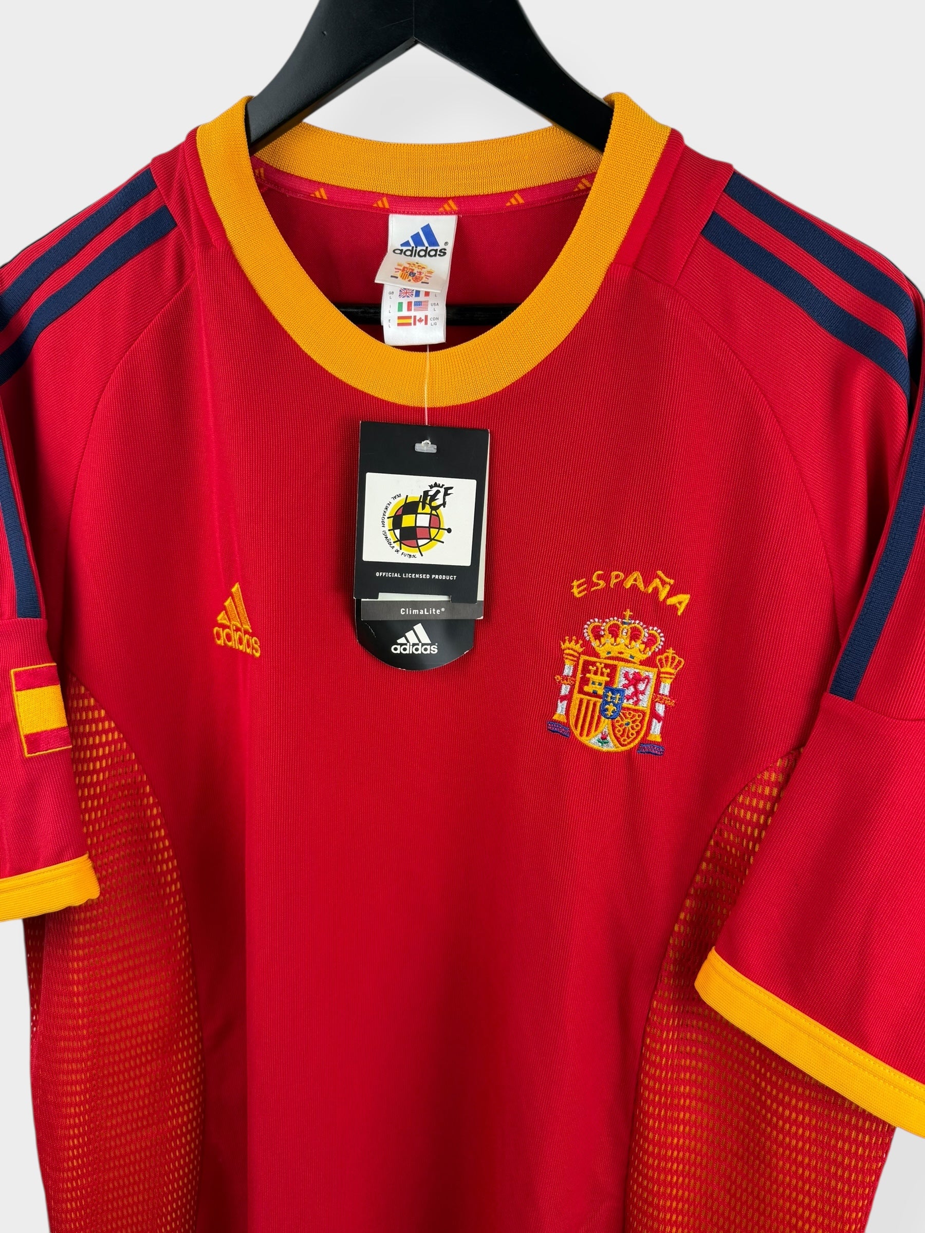 2002-04 SPAIN HOME SHIRT L