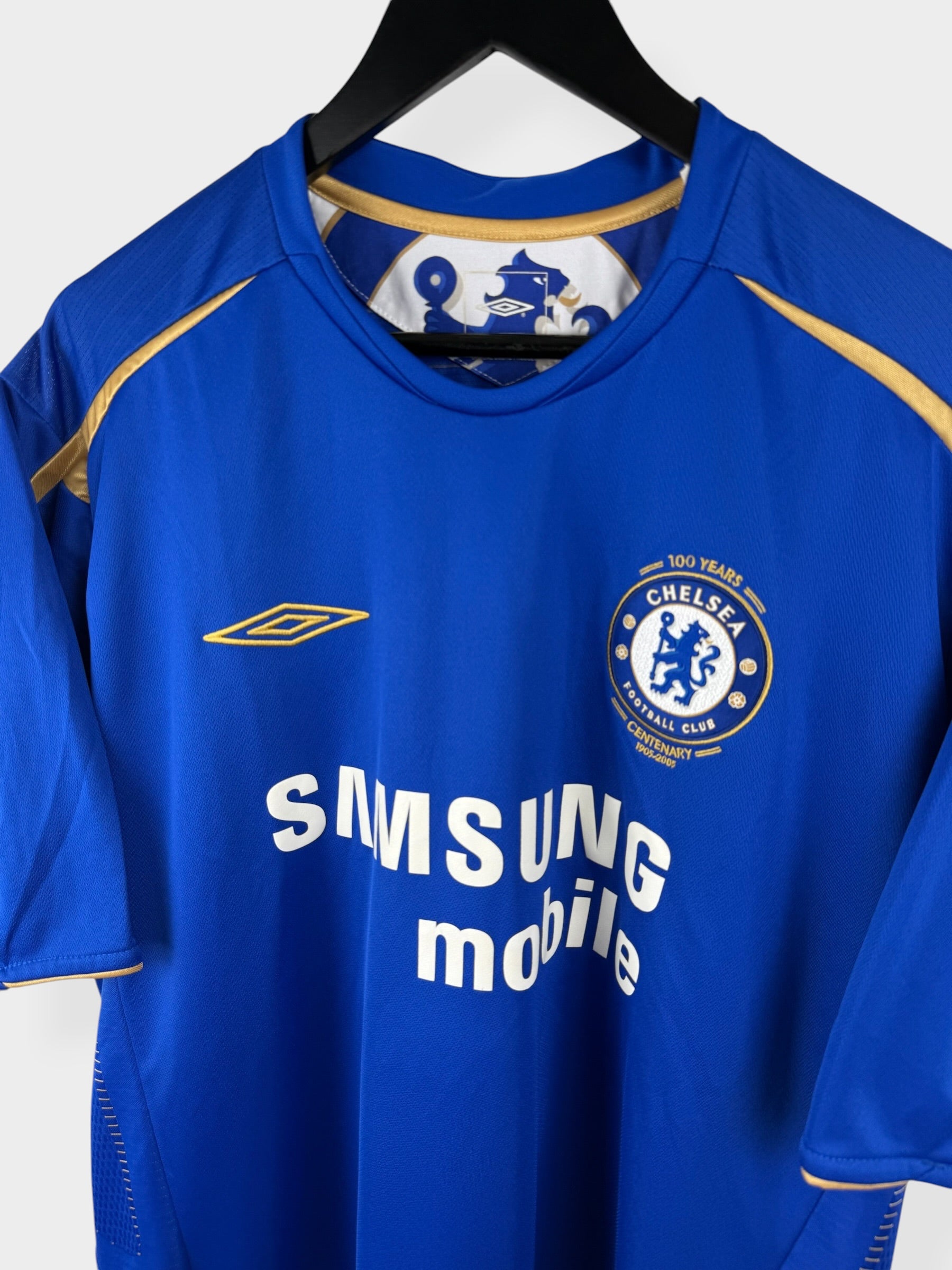 2005-06 CHELSEA HOME SHIRT DROGBA #15 XXL