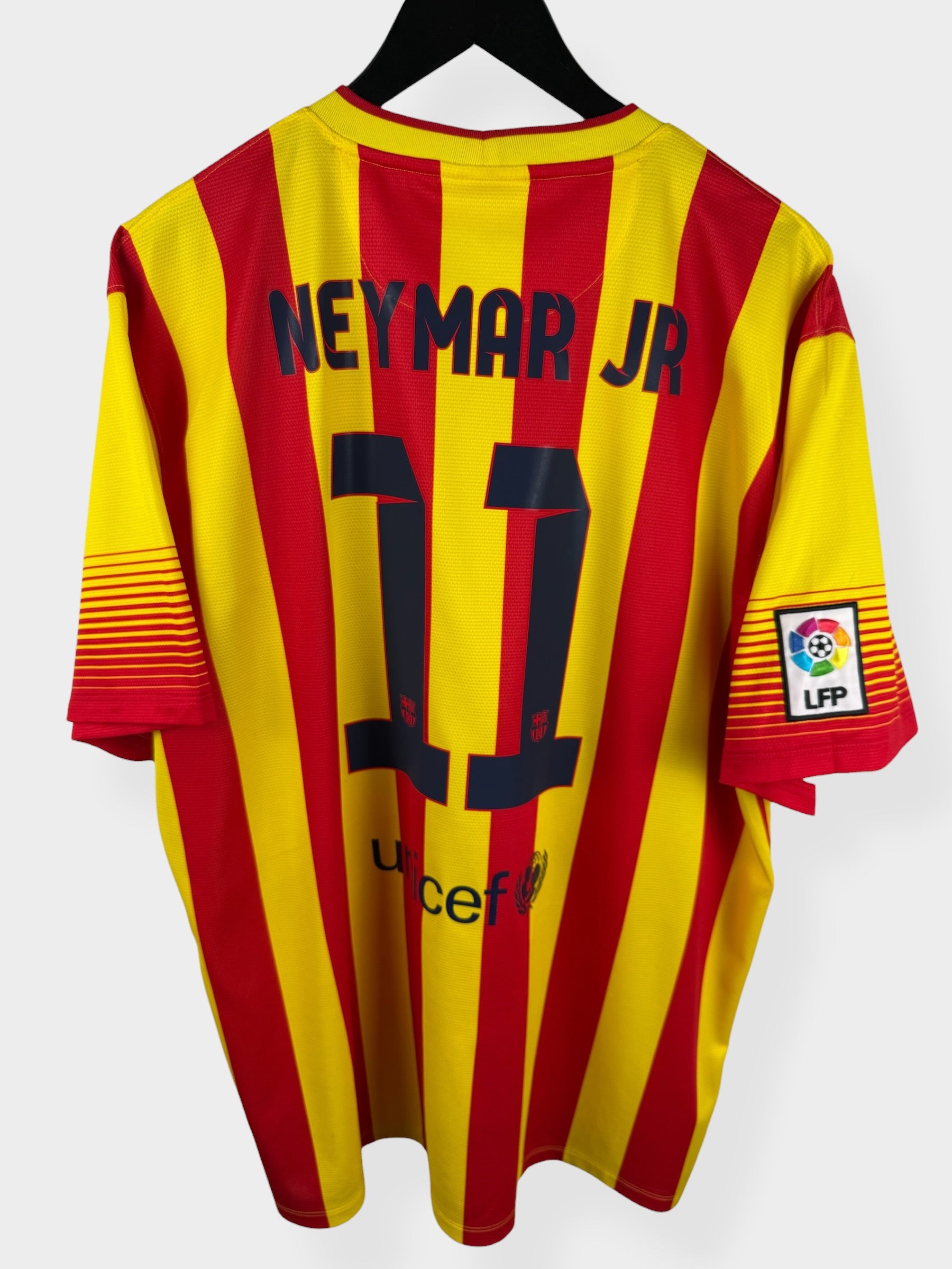 2013-14 BARCELONA AUSWÄRTSTRIKOT NEYMAR JR #11 XXL