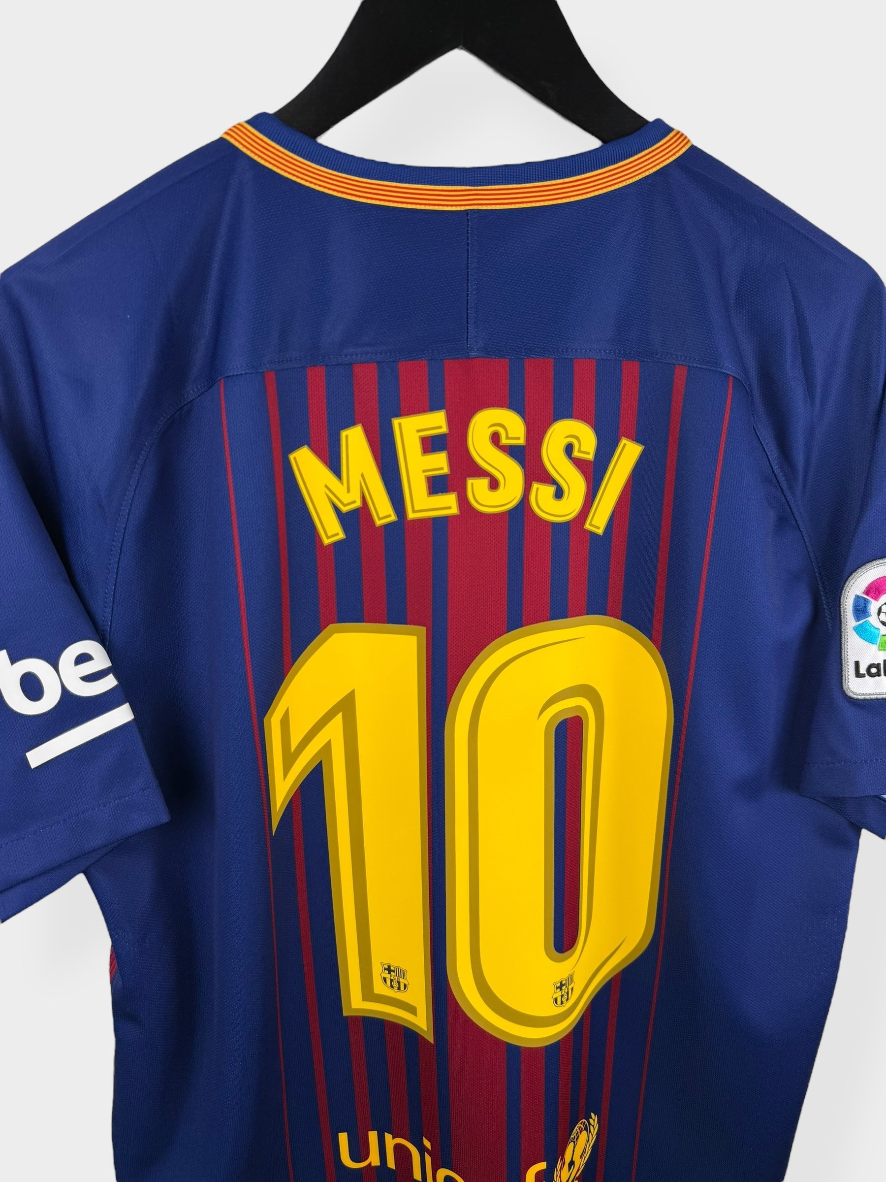2017-18 BARCELONA HOME SHIRT MESSI #10 L - Authentic Football Club