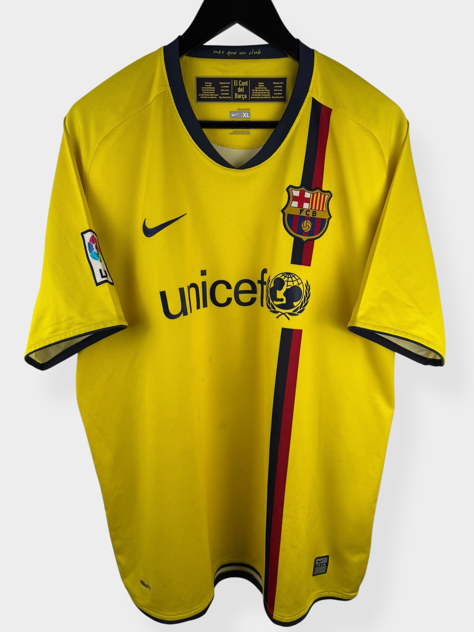 2008-10 BARCELONA AWAY SHIRT XL