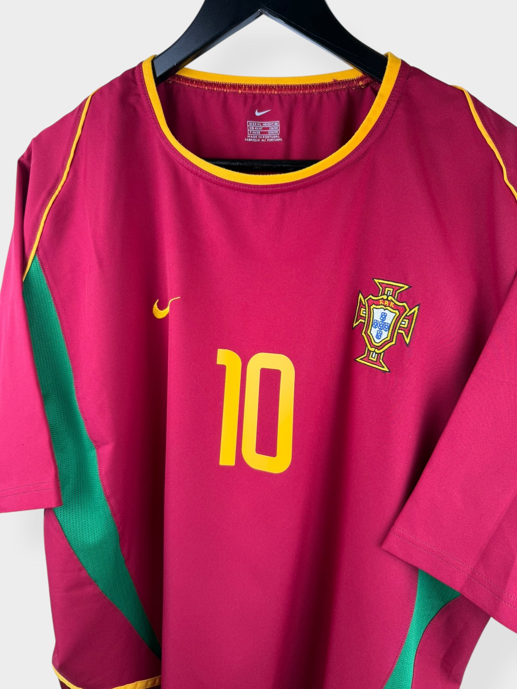 2002-04 PORTUGAL HEIMTRIKOT RUI COSTA #10 XL