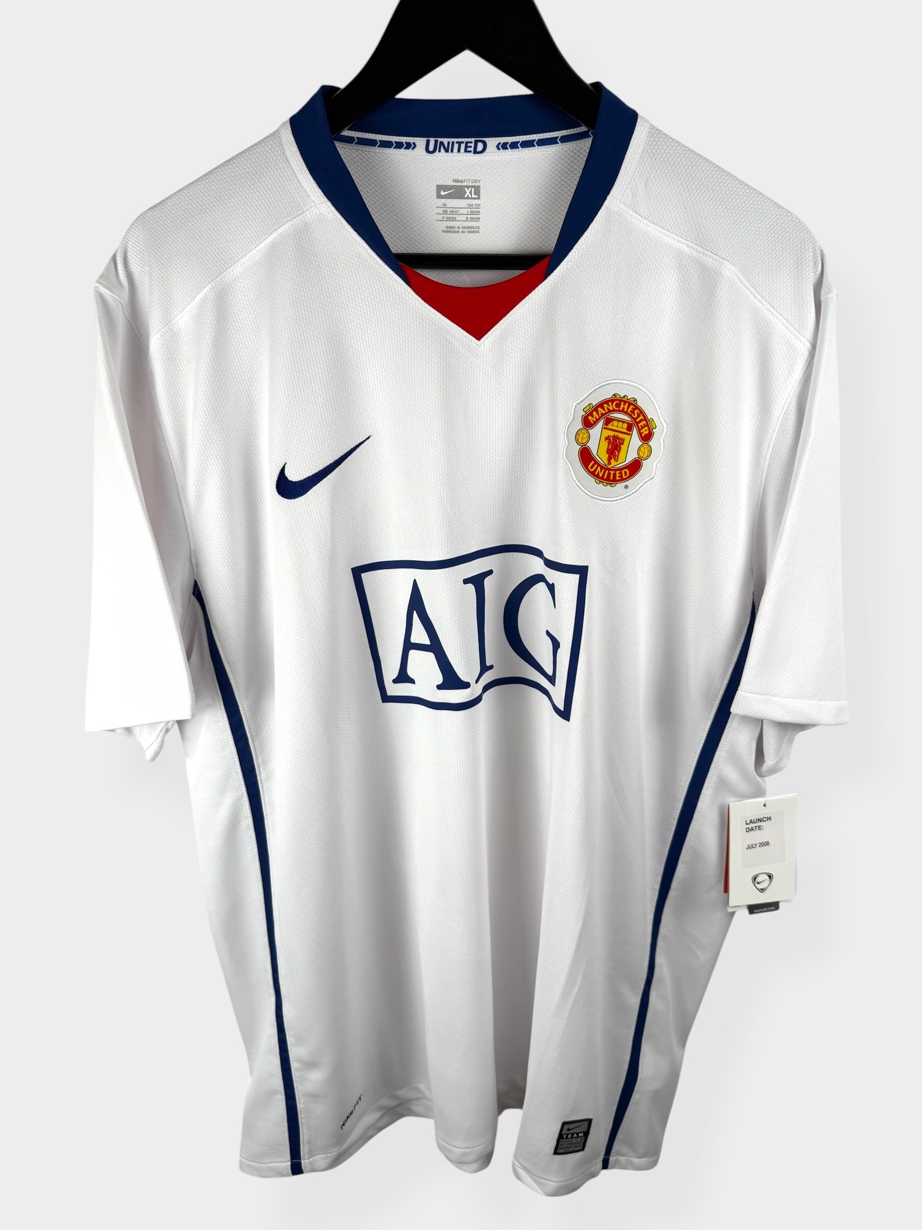 2008-09 MANCHESTER UNITED AWAY SHIRT RONALDO #7 XL