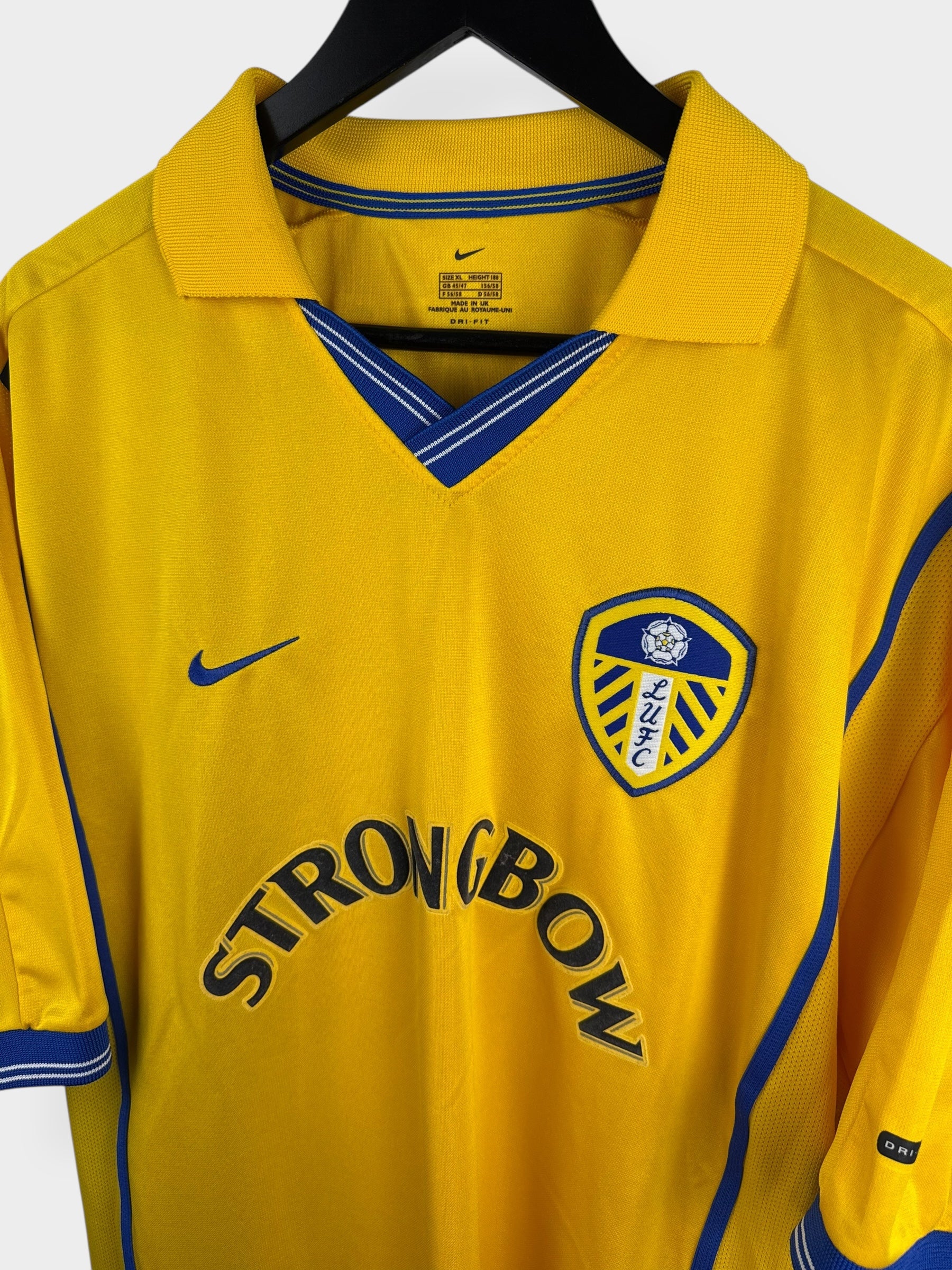 2001-02 LEEDS UNITED AWAY SHIRT KEANE #7 XL