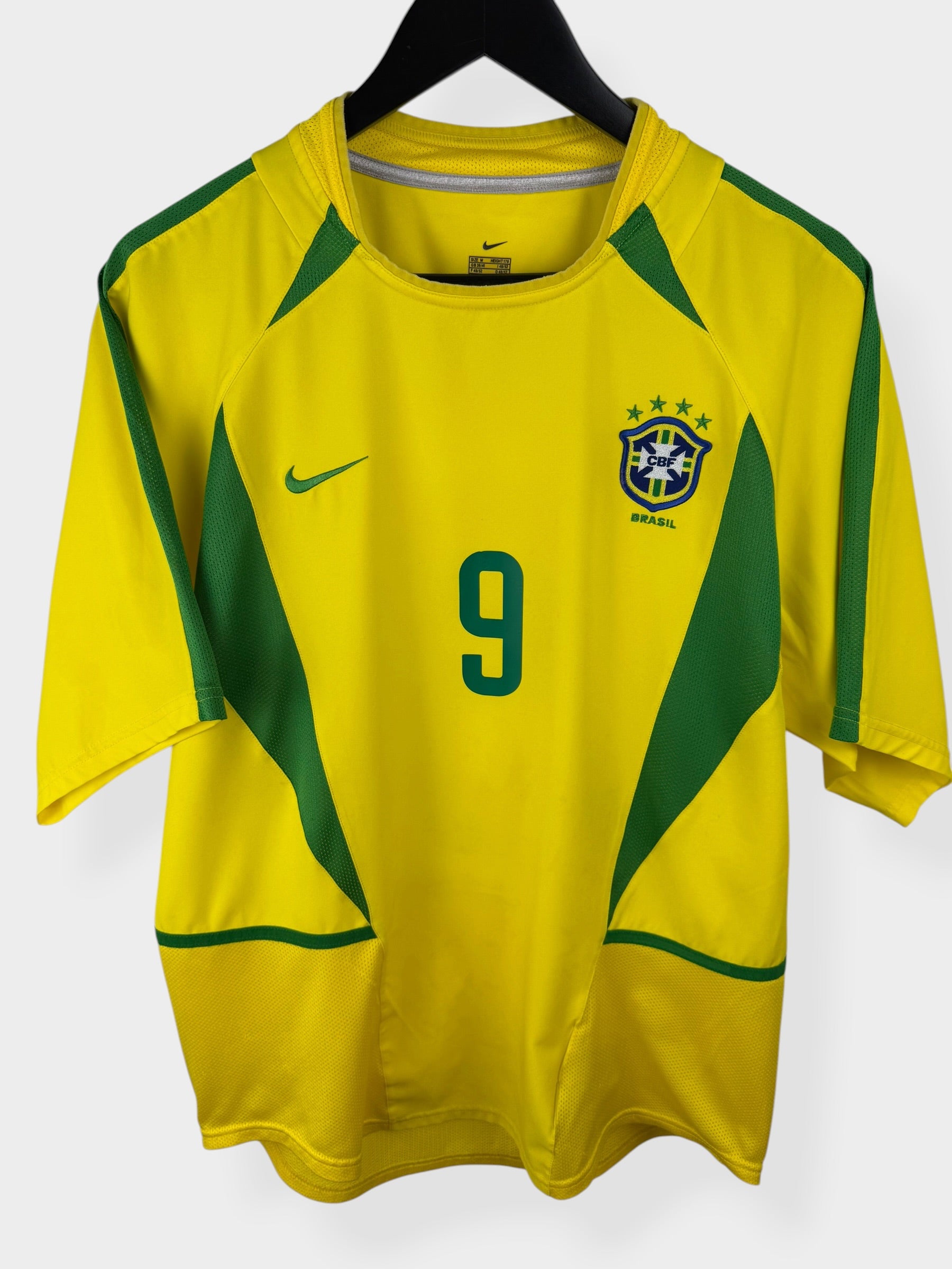 MAILLOT DOMICILE BRÉSIL 2002-04 RONALDO #9 M
