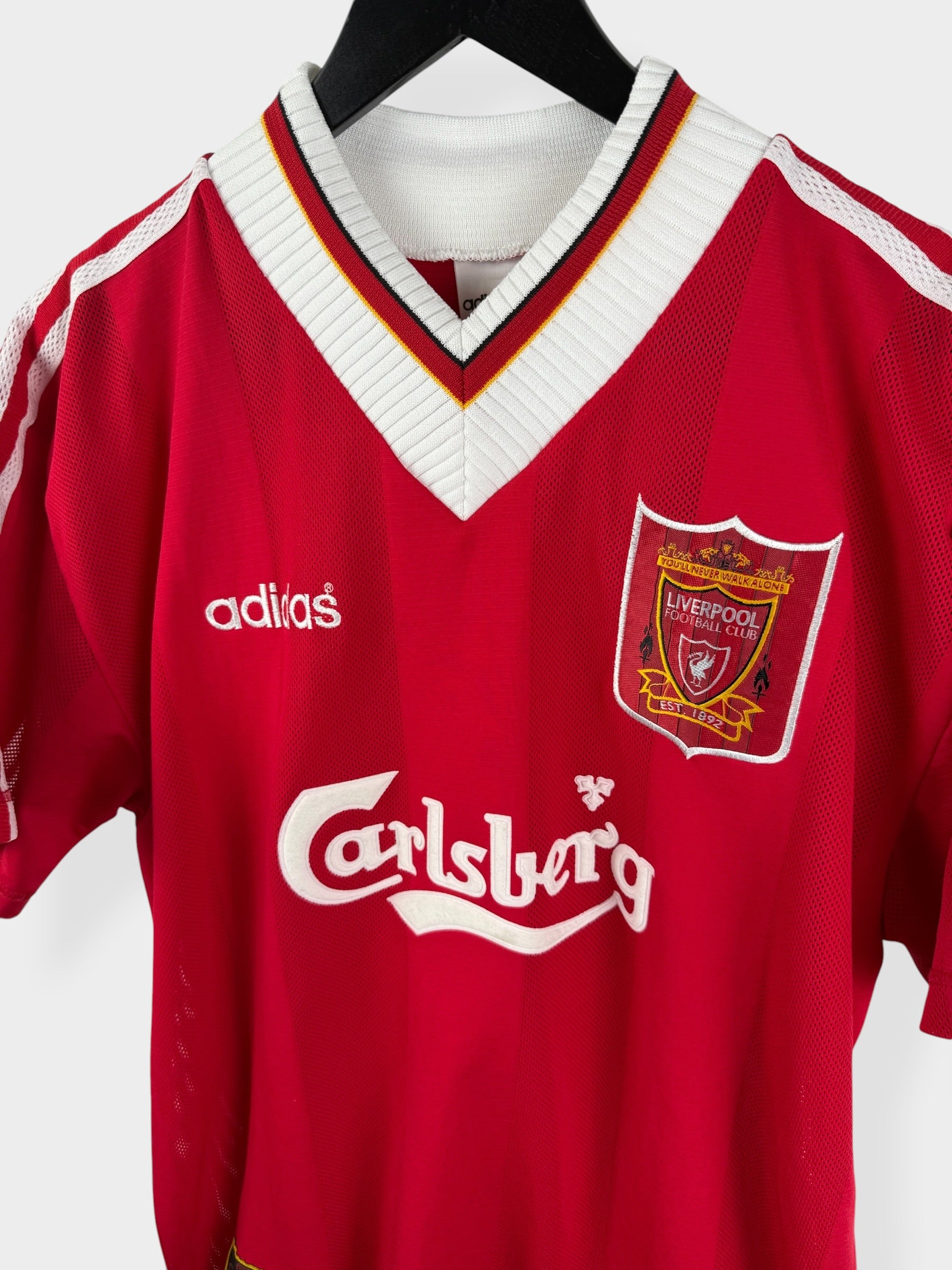 1995-96 LIVERPOOL HOME SHIRT L