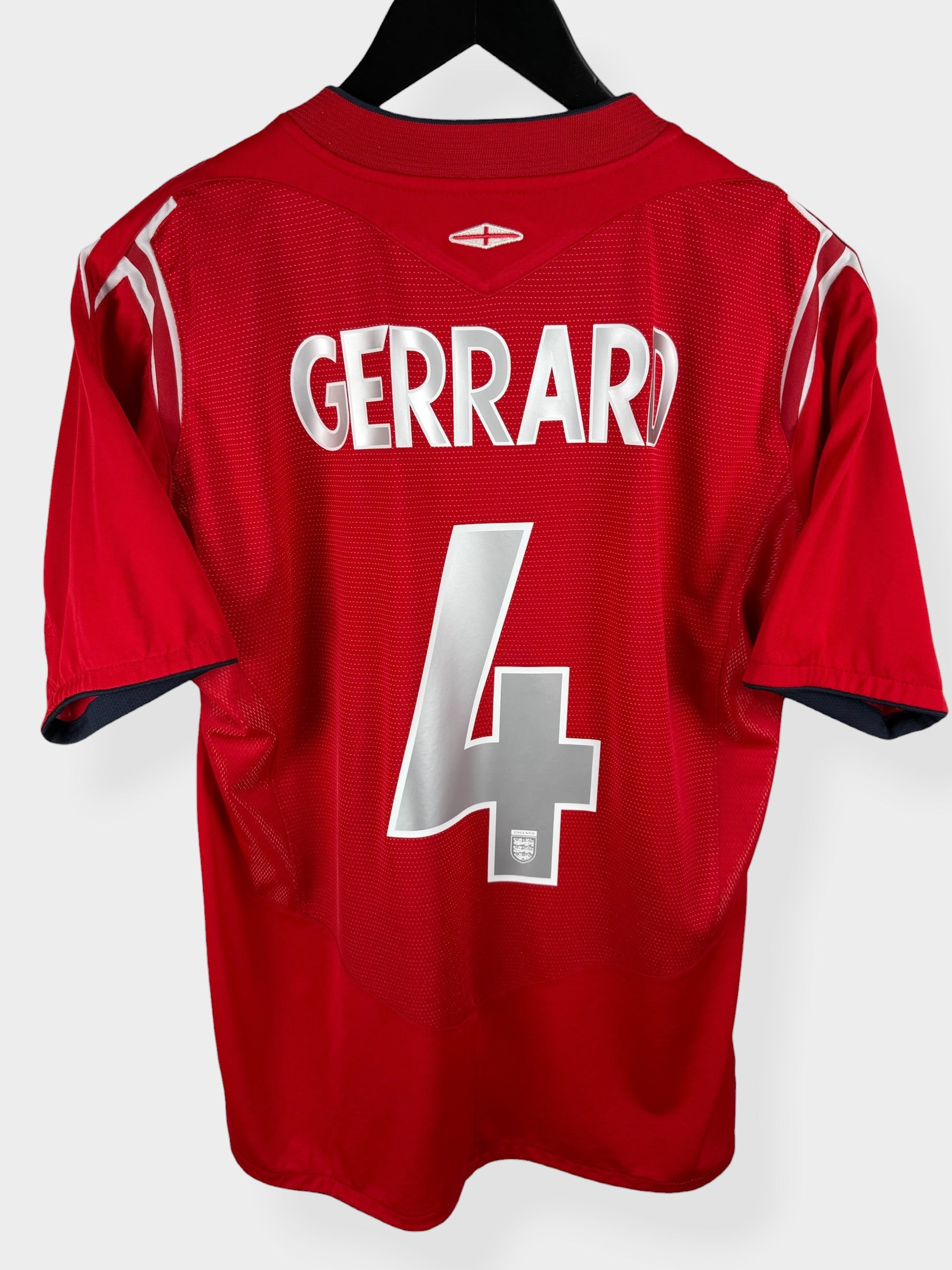 2004-06 ENGLAND AWAY SHIRT GERRARD #4 M