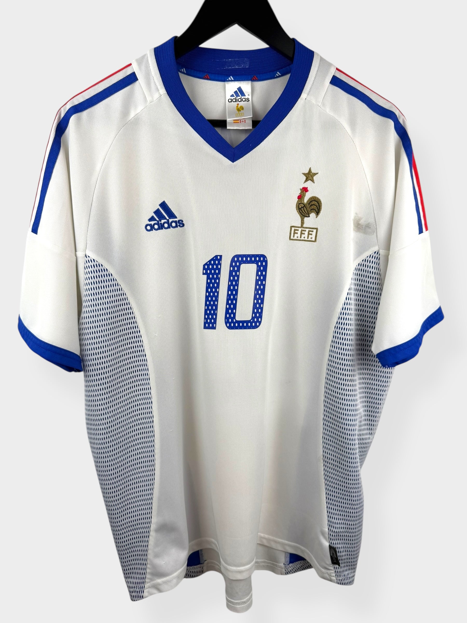 2002-04 FRANCE AWAY SHIRT ZIDANE #10 L