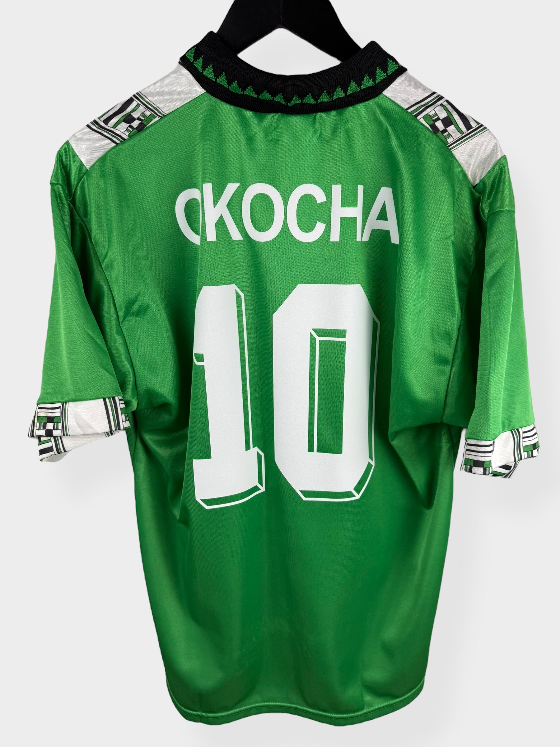1994-95 NIGERIA HOME SHIRT OKOCHA #10 L - Authentic Football Club